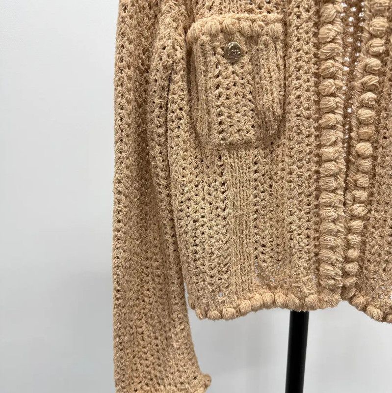 Chanel Chanel Light Purple Cotton Cardigan for Women 0089 Size XS / US 0-2 / IT 36-38 - 5 Thumbnail