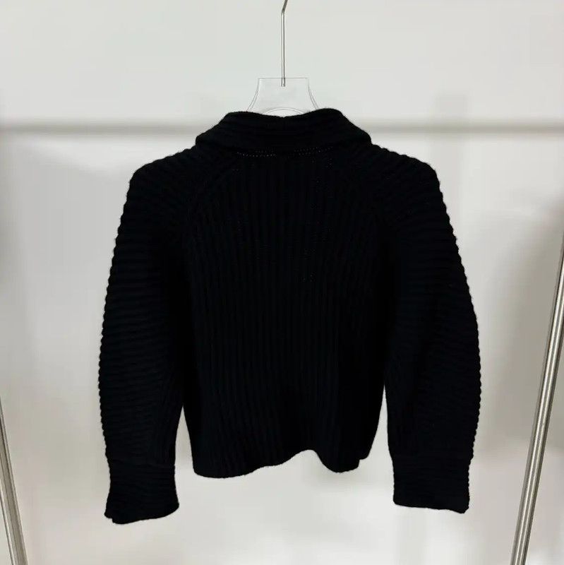 Chanel Chanel Black Cashmere Women's Cardigan 0089 Size S / US 4 / IT 40 - 2 Thumbnail