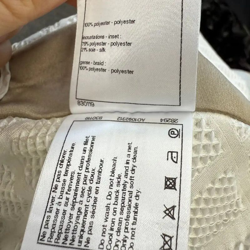 Chanel Chanel Beige Casual Pants for Women 0089 Size 30" / US 8 / IT 44 - 5 Thumbnail
