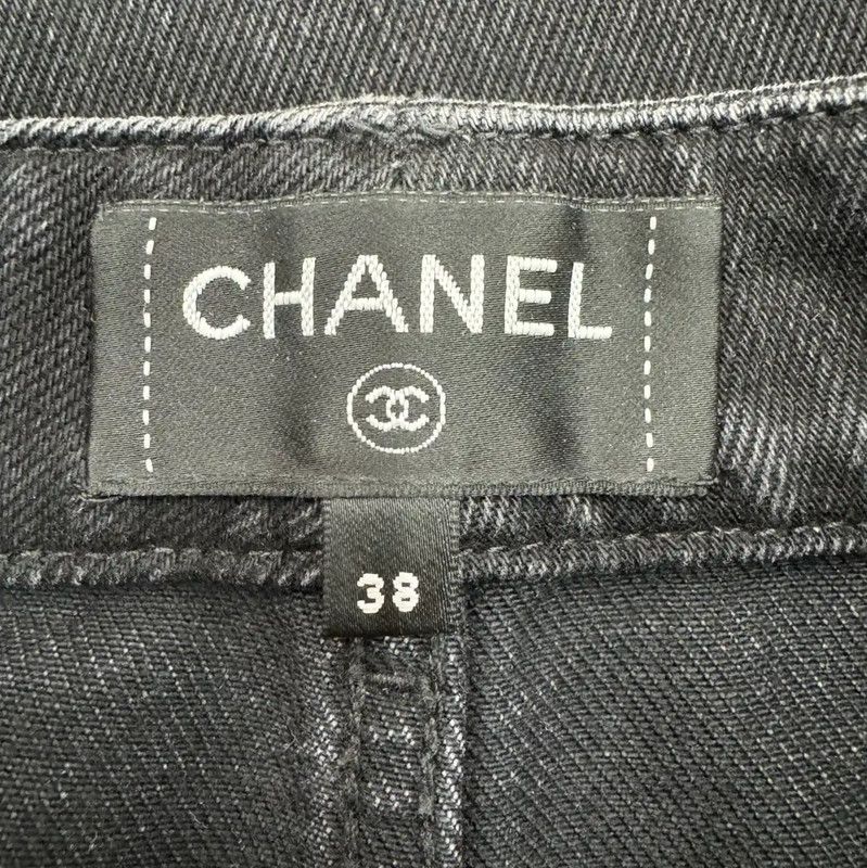 Chanel Chanel Women's Black Casual Trousers 0089 Size 30" / US 8 / IT 44 - 4 Thumbnail