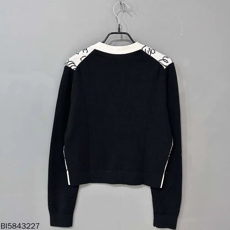 Chanel Chanel Multicolor Women's Cardigan 0089 Size ONE SIZE - 3 Thumbnail