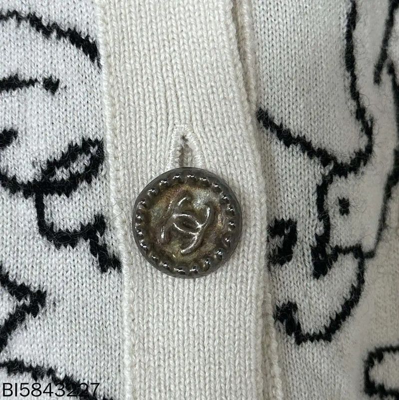 Chanel Chanel Multicolor Women's Cardigan 0089 Size ONE SIZE - 6 Thumbnail