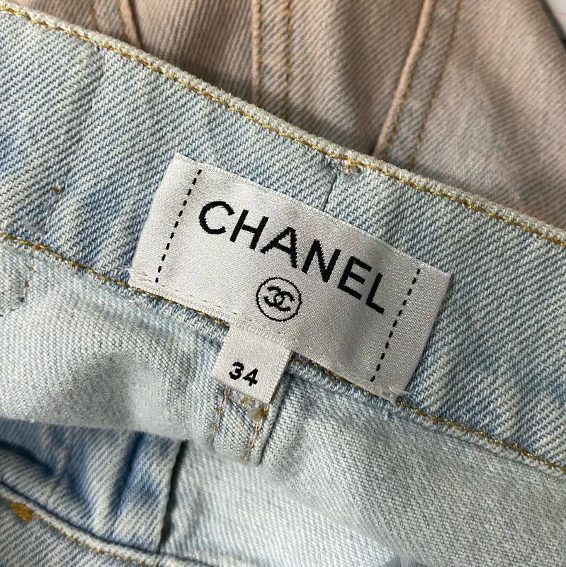 Chanel Chanel Light Blue Women's Jeans 0089 Size 28" / US 6 / IT 42 - 7 Thumbnail