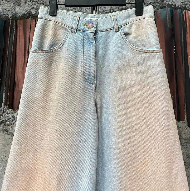 Chanel Chanel Light Blue Women's Jeans 0089 Size 28" / US 6 / IT 42 - 3 Thumbnail