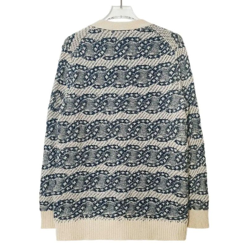 Chanel Chanel Knit Cotton Blend Cardigan for Women 0089 Size M / US 6-8 / IT 42-44 - 2 Thumbnail