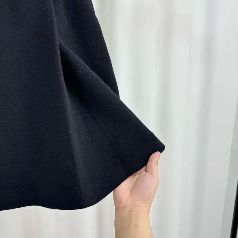 Miu Miu Miu Miu Black Wool A-Line Skirt for Summer 0089 Size 27" / US 4 / IT 40 - 4 Thumbnail