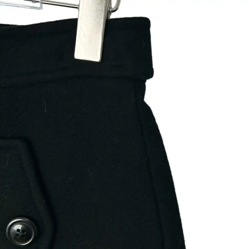 Miu Miu Miu Miu Black Cotton Blend Mini Skirt 0089 Size 23" - 3 Thumbnail