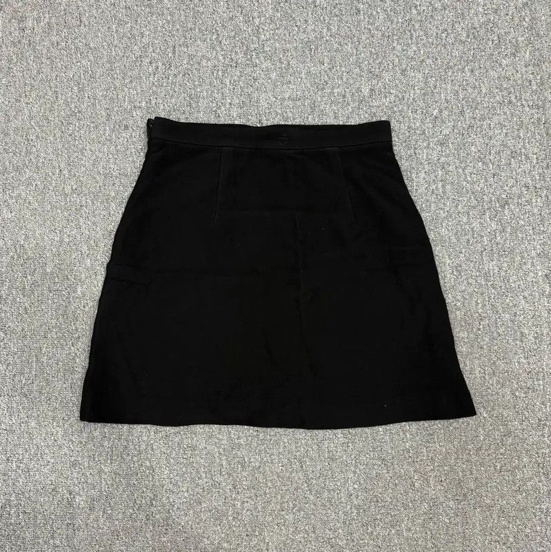 Miu Miu Miu Miu Black Cotton Women's Skirt 0089 Size 23" - 2 Thumbnail