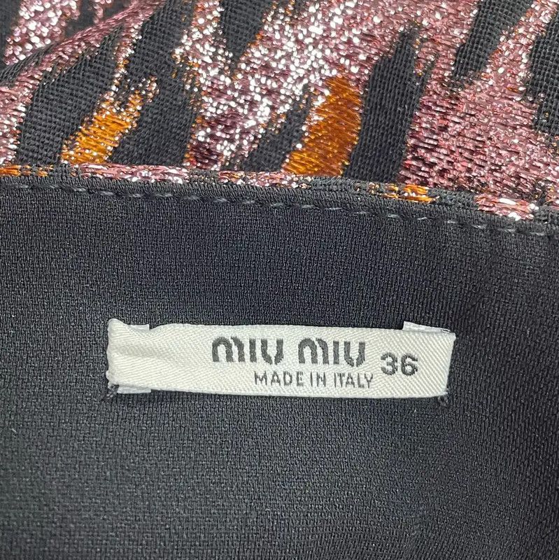 Miu Miu Miu Miu Summer Multi-Color Short Skirt 0089 Size 23" - 7 Thumbnail