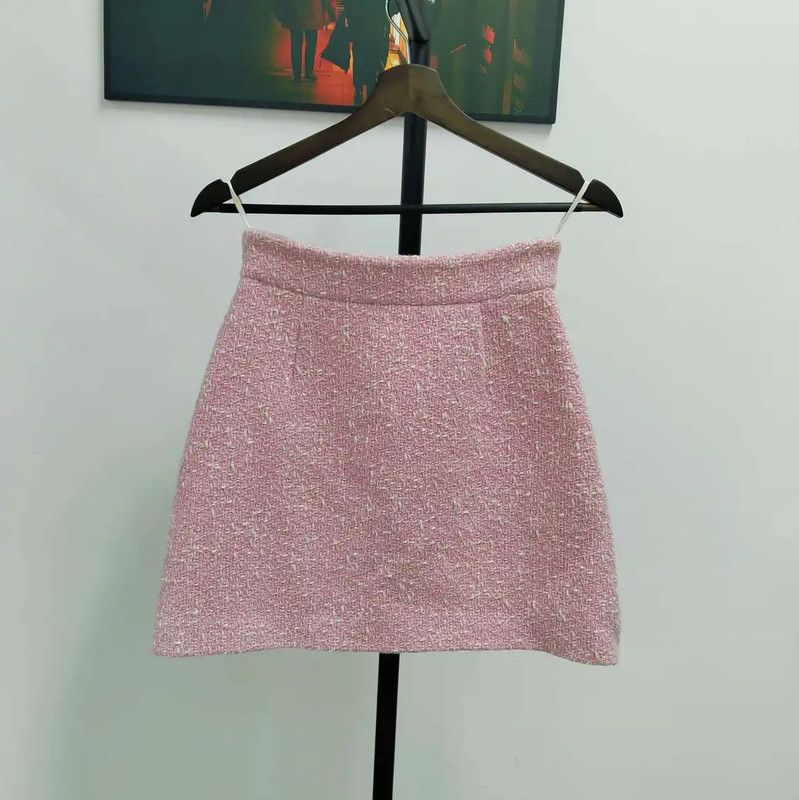 Miu Miu Miu Miu Pink A-Line Skirt Size M 0089 Size 28" / US 6 / IT 42 - 2 Thumbnail