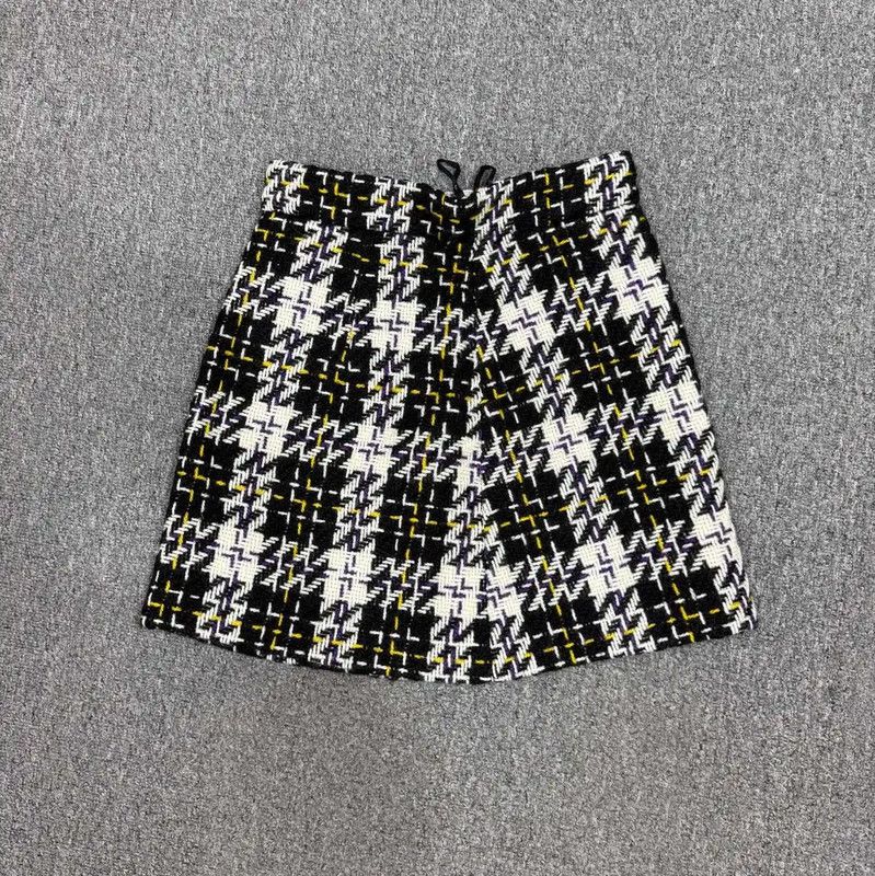Miu Miu Miu Miu Multi-Color Polyester Mini Skirt 0089 Size 23" - 2 Thumbnail