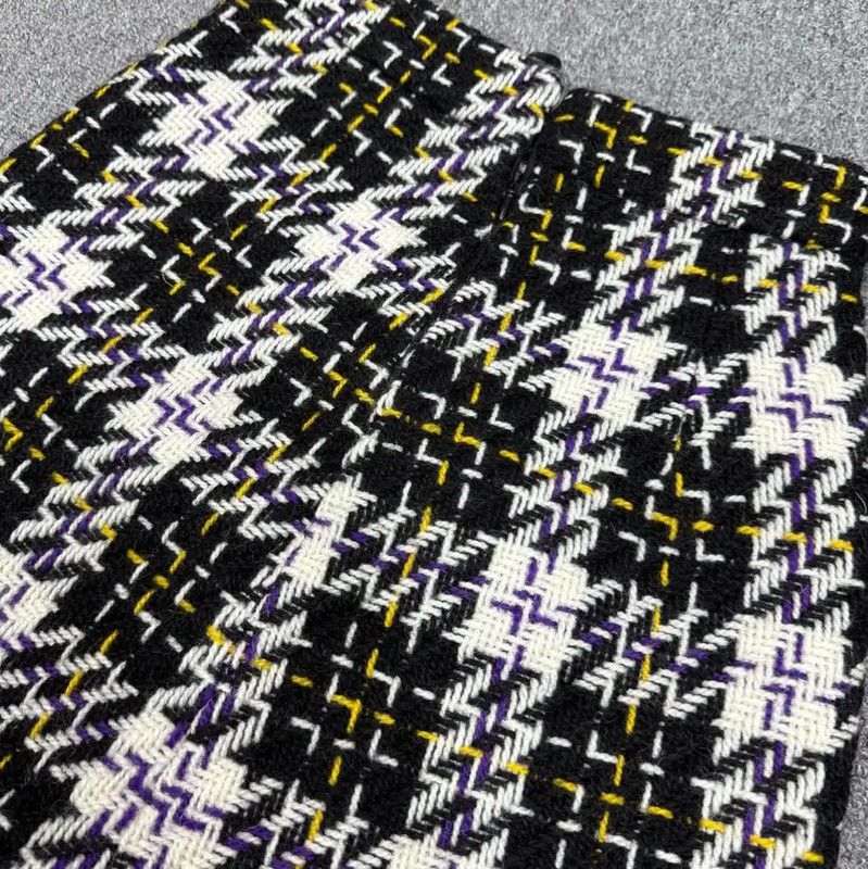 Miu Miu Miu Miu Multi-Color Polyester Mini Skirt 0089 Size 23" - 3 Thumbnail