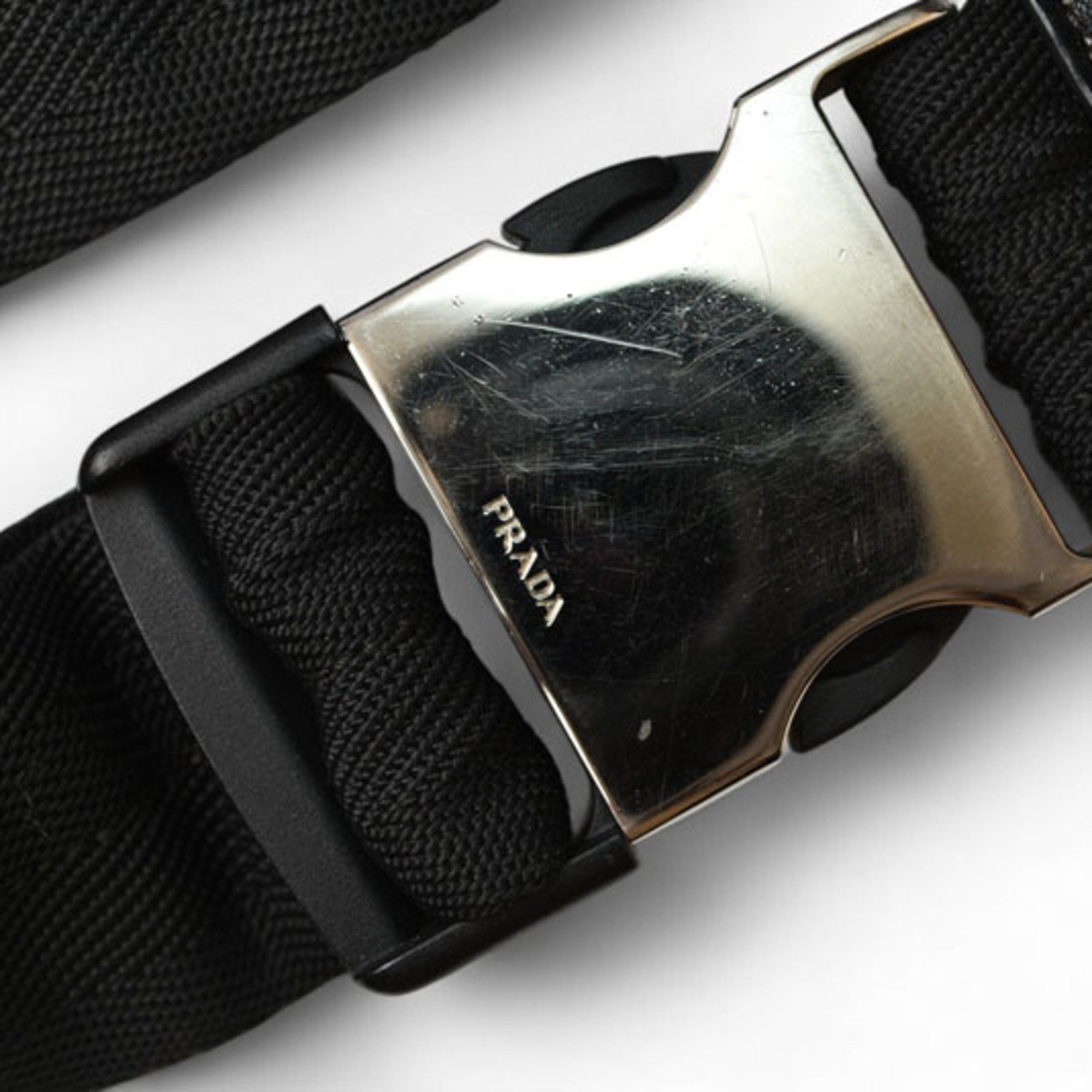 Prada Prada Waist Bag, Pouch, Body PRADA Nylon NERO Black 2VL008, Men's/Women's Size ONE SIZE - 7 Thumbnail
