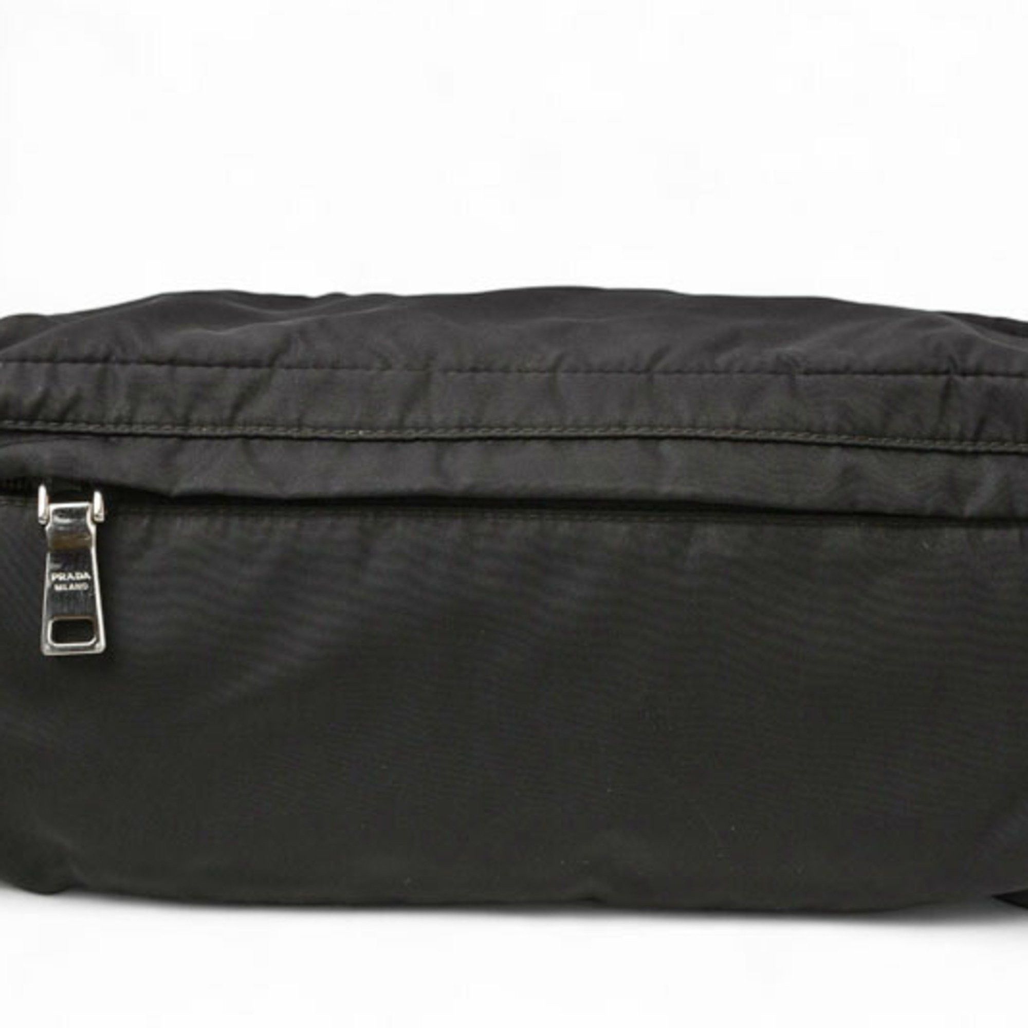 Prada Prada Waist Bag, Pouch, Body PRADA Nylon NERO Black 2VL008, Men's/Women's Size ONE SIZE - 6 Thumbnail