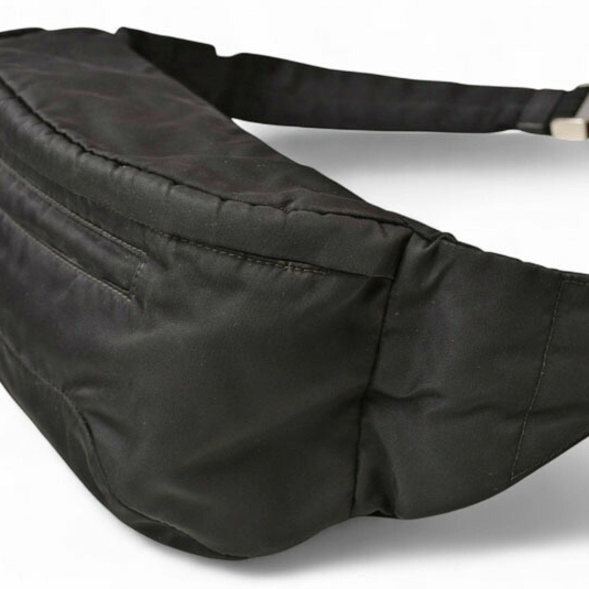 Prada Prada Waist Bag, Pouch, Body PRADA Nylon NERO Black 2VL008, Men's/Women's Size ONE SIZE - 5 Thumbnail