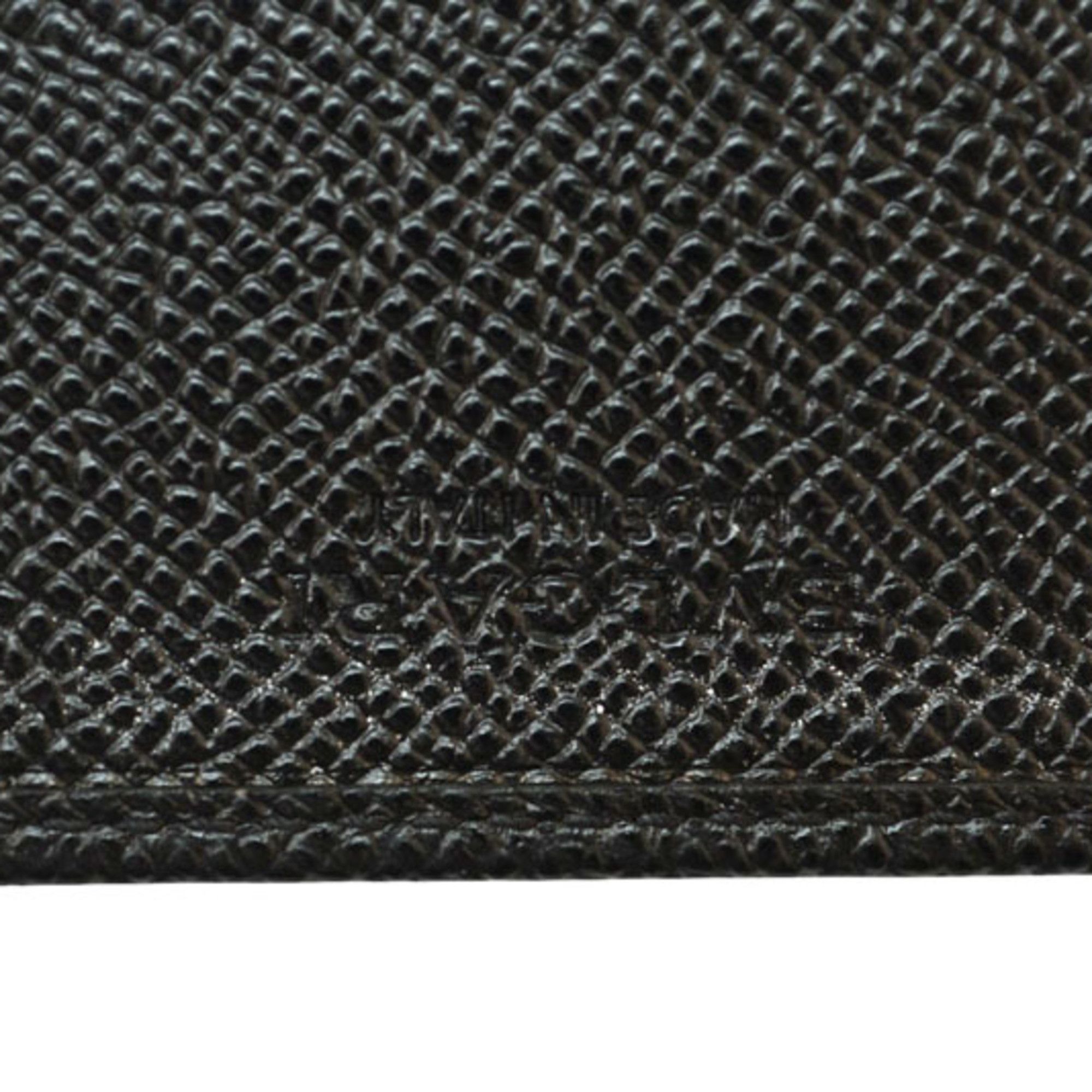 Bvlgari BVLGARI Man Card Holder in Grained Calfskin Leather, Black, 280297 Size ONE SIZE - 11 Thumbnail