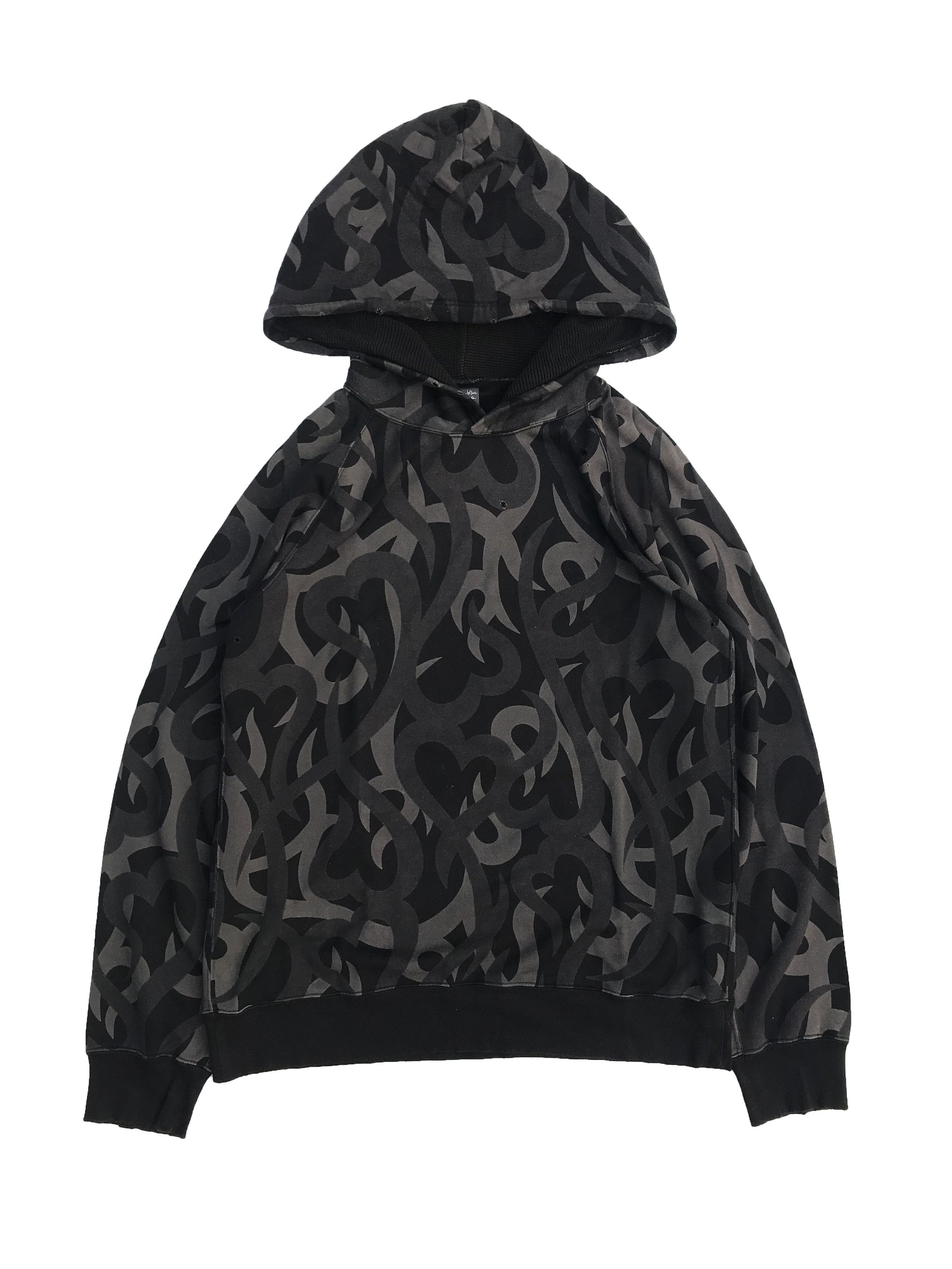 Number (N)ine AW04 “Give Peace A Chance” Heart Camo Hoodie | Grailed