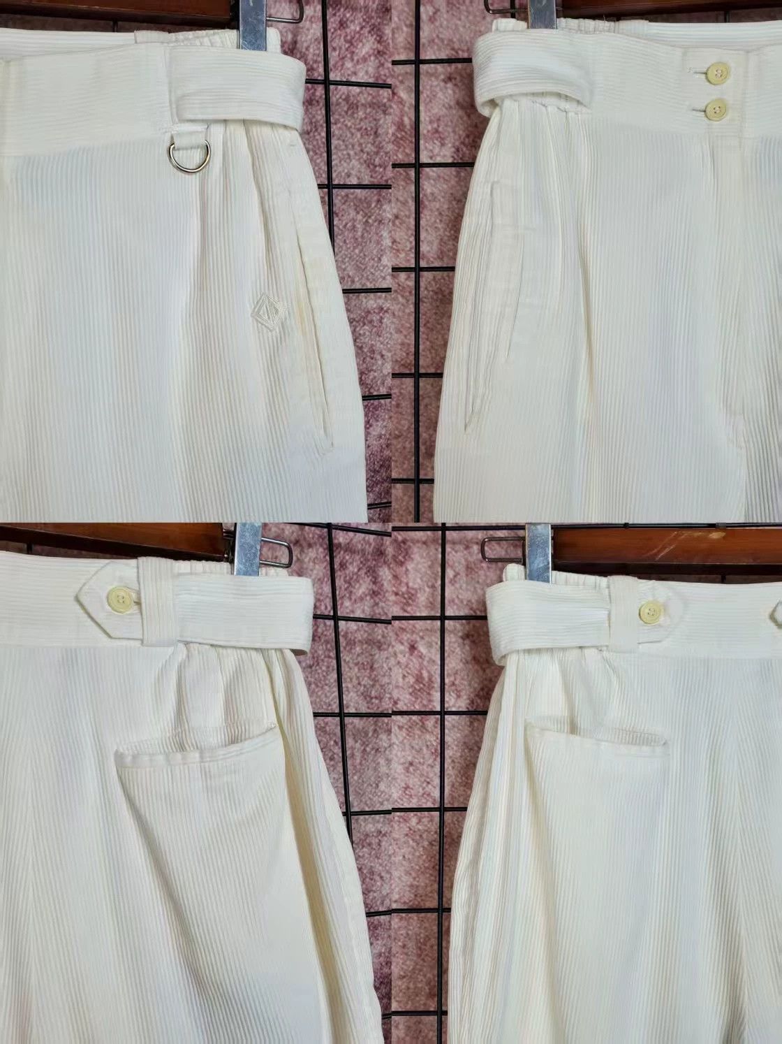 Dior Dior Vintage High-Waist Wide-Leg Pants - dmc Size US 26 / EU 42 - 4 Thumbnail