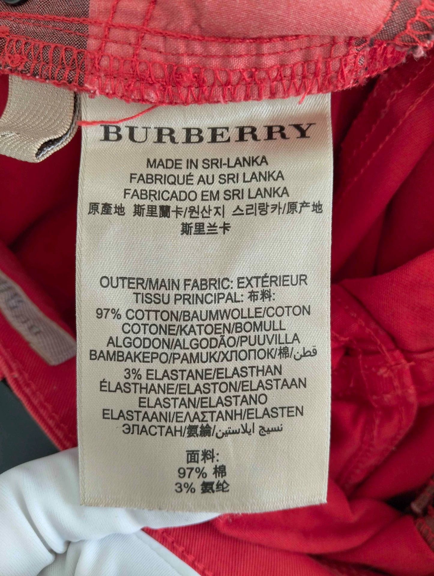 Burberry Burberry Orange Pants Size 27 - dmc Size US 27 - 5 Thumbnail