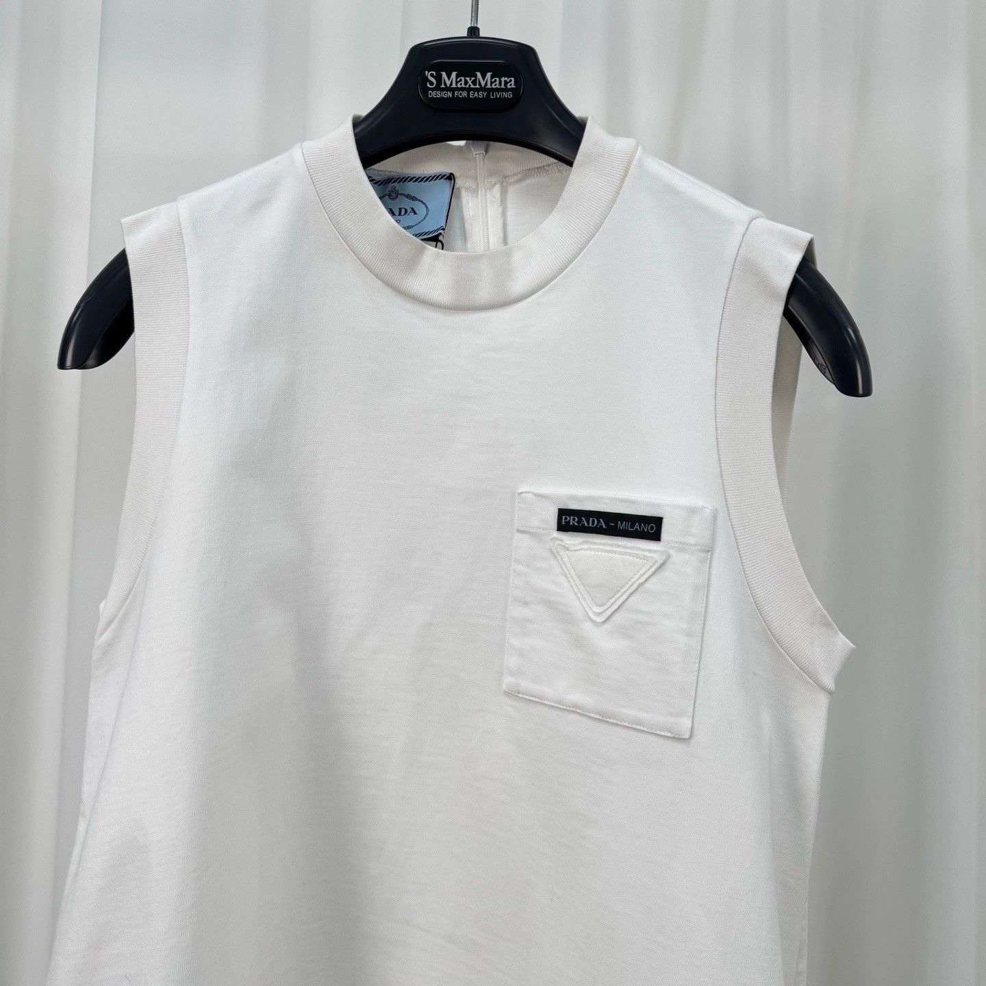 Prada Prada Bow Triangle Logo Sleeveless Dress - dmc Size US M / EU 48-50 / 2 - 3 Thumbnail