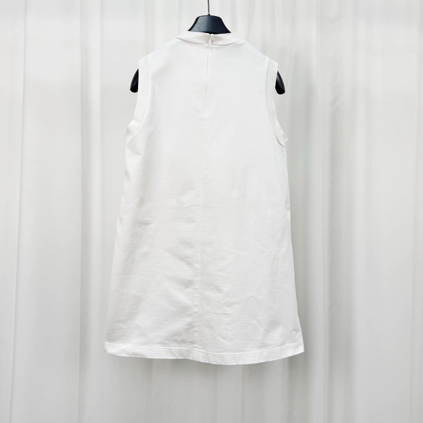 Prada Prada Bow Triangle Logo Sleeveless Dress - dmc Size US M / EU 48-50 / 2 - 2 Thumbnail