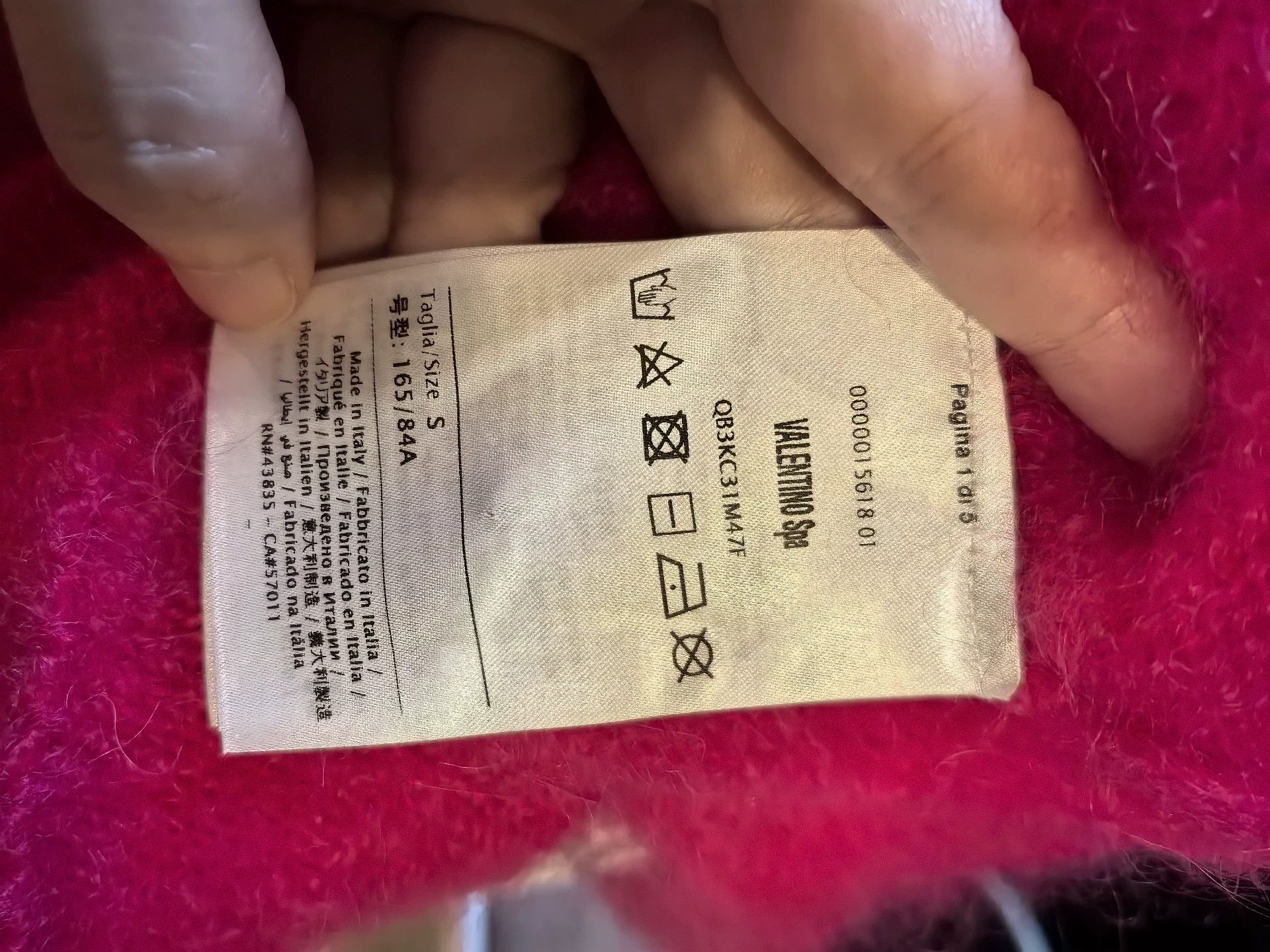 Valentino Valentino Pink Sweater Size S - dmc Size US S / EU 44-46 / 1 - 4 Thumbnail