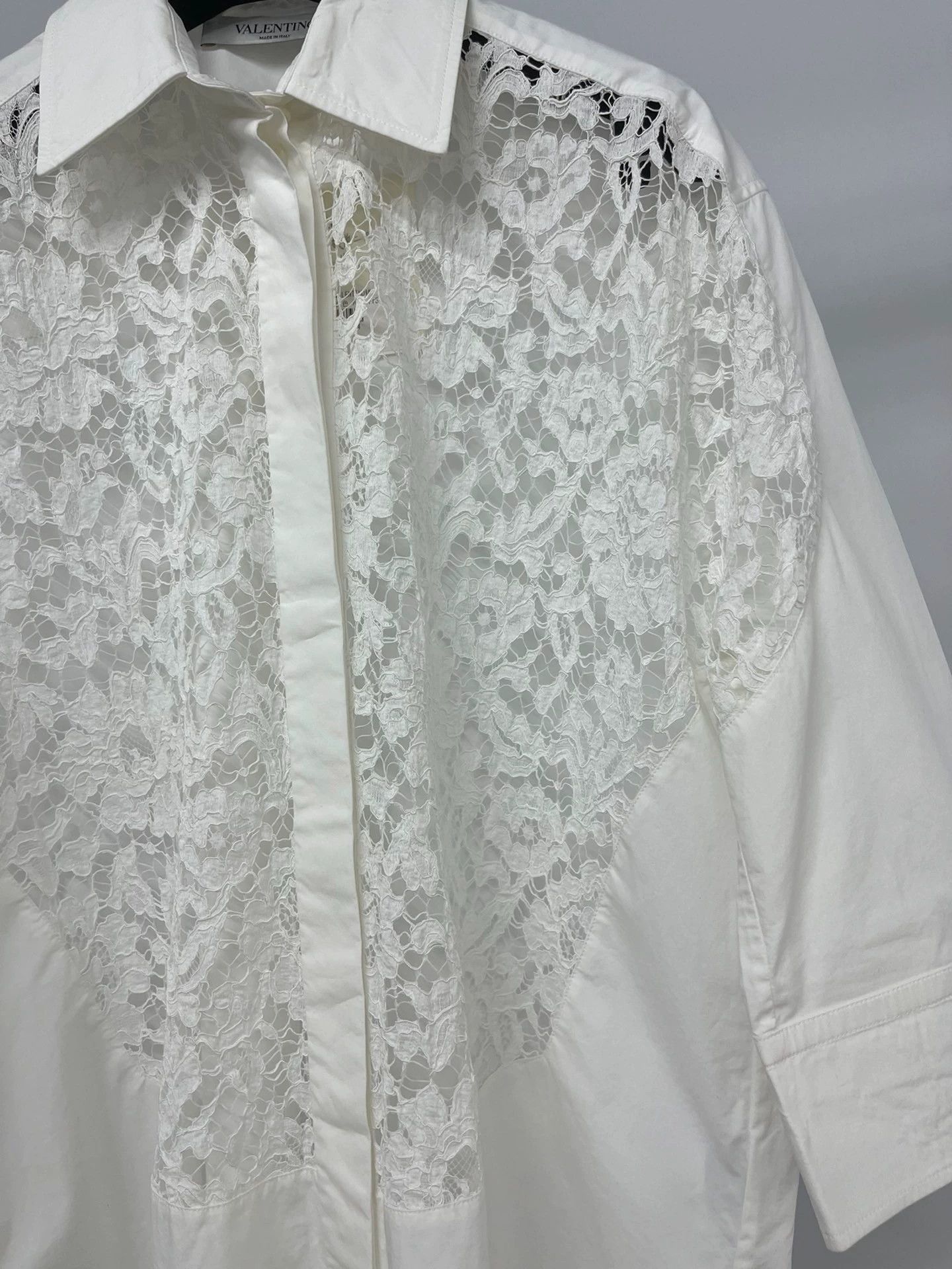 Valentino Valentino Classic Lace Shirt - dmc Size US XS / EU 42 / 0 - 3 Thumbnail