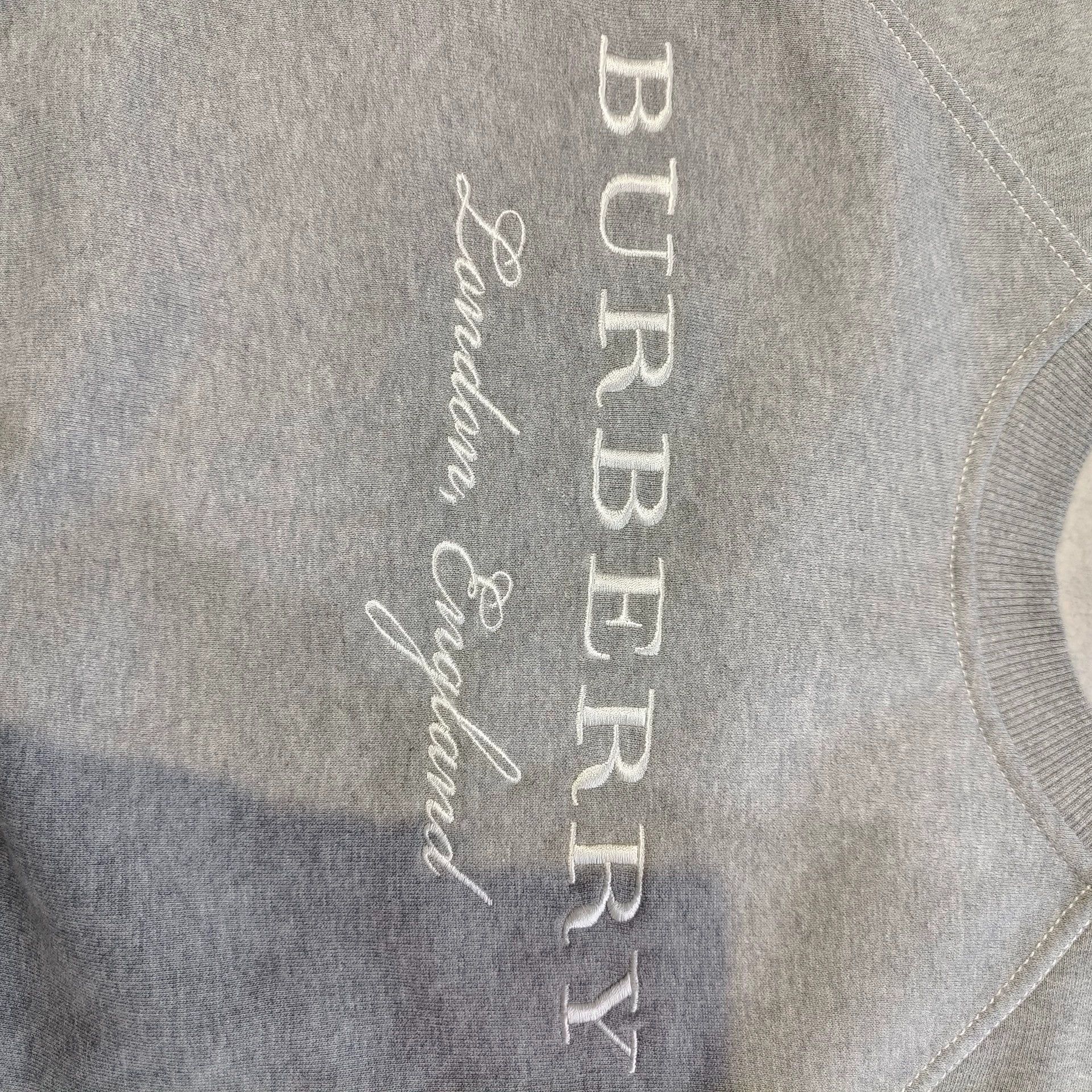 Burberry Burberry Gray Round Neck Sweatshirt - dmc Size US M / EU 48-50 / 2 - 5 Thumbnail