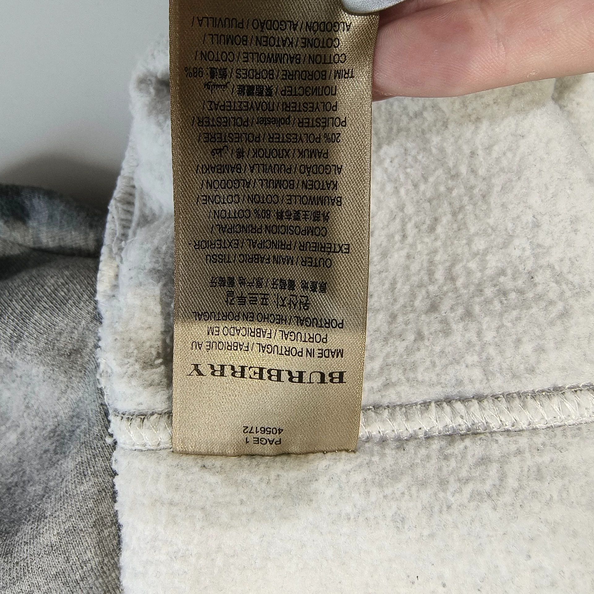 Burberry Burberry Gray Round Neck Sweatshirt - dmc Size US M / EU 48-50 / 2 - 6 Thumbnail