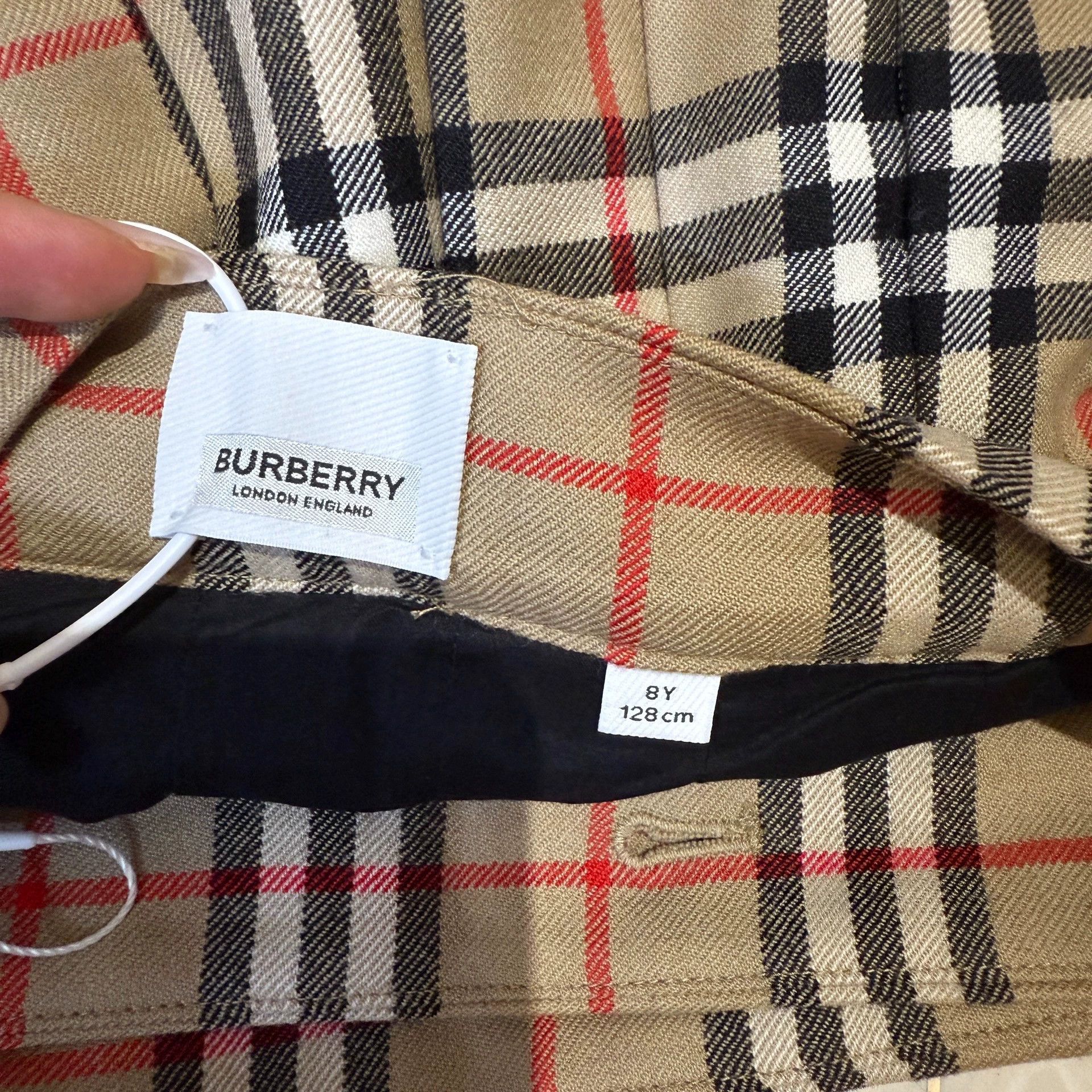 Burberry Girls Plaid Skirt 8Y - dmc
