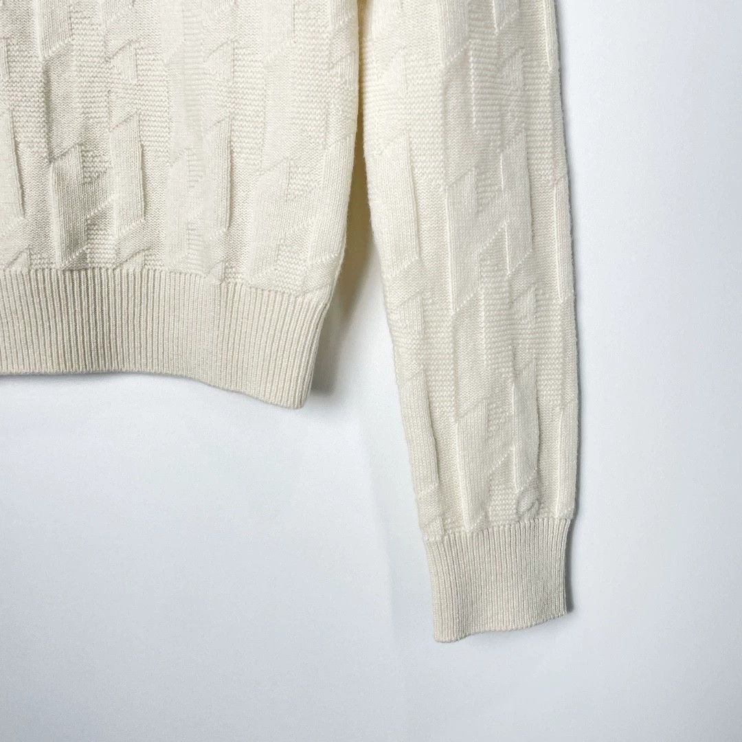 Hermes Hermes FW21 White Wool Sweater Women's - dmc Size US S / EU 44-46 / 1 - 6 Thumbnail