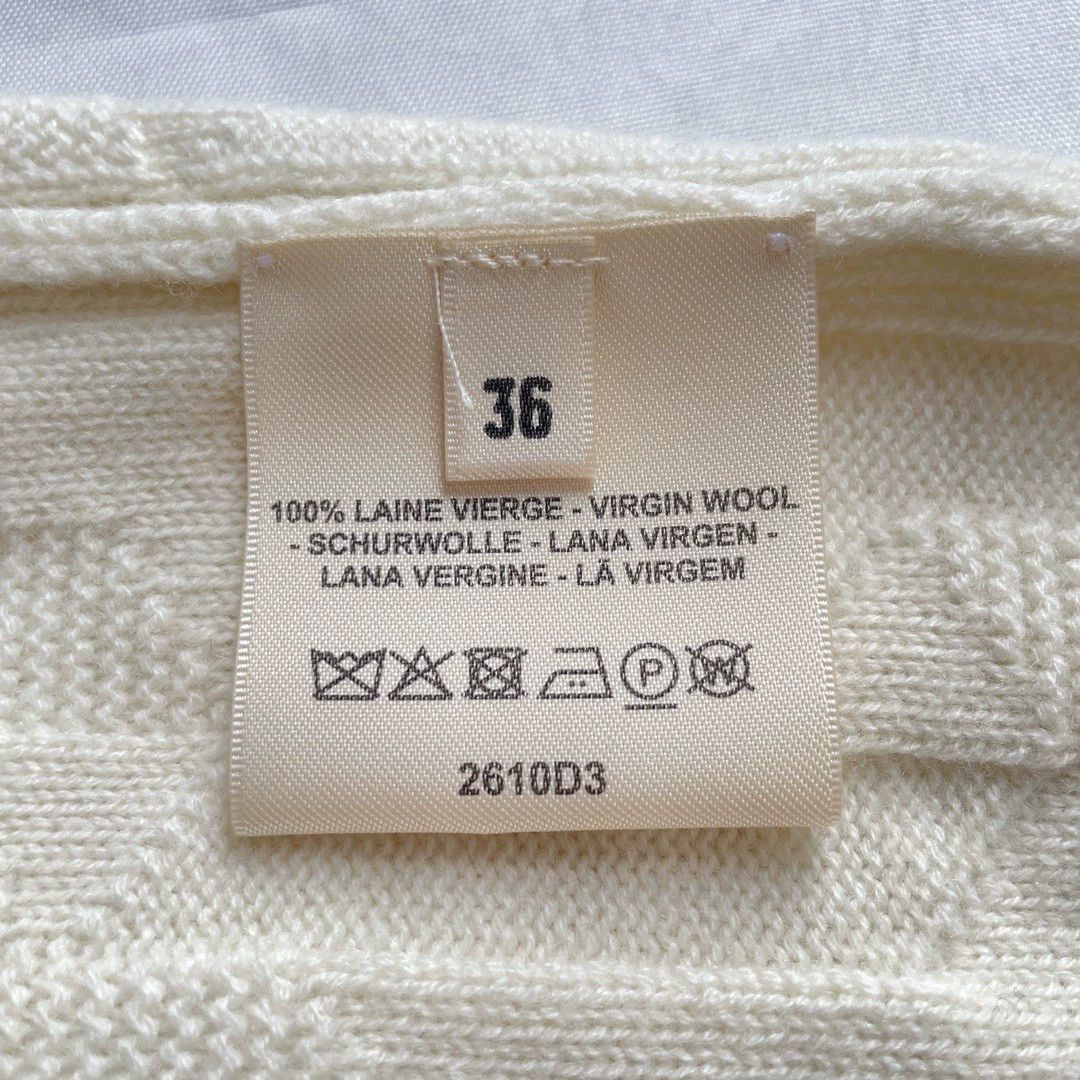 Hermes Hermes FW21 White Wool Sweater Women's - dmc Size US S / EU 44-46 / 1 - 8 Thumbnail