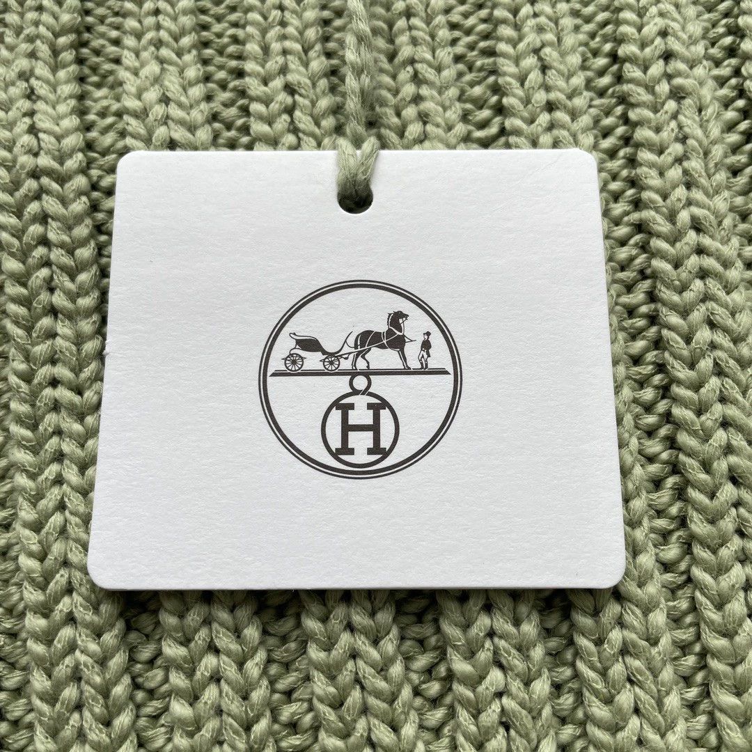 Hermes Hermes Green Loose Knit Sweater M - dmc Size US M / EU 48-50 / 2 - 7 Thumbnail