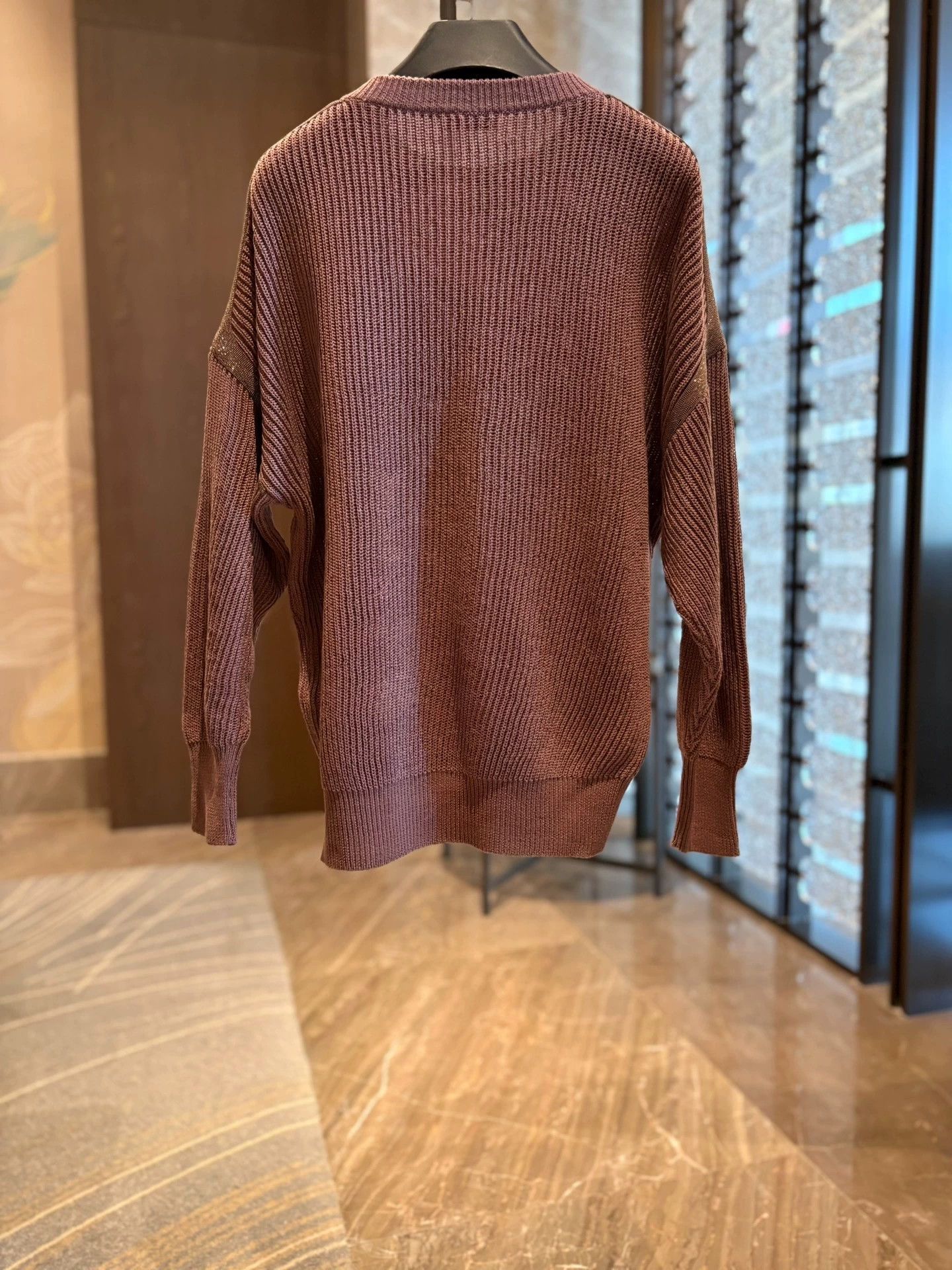 Brunello Cucinelli Brunello Cucinelli Beaded Sweater XXS - dmc Size US XXS / EU 40 - 2 Thumbnail