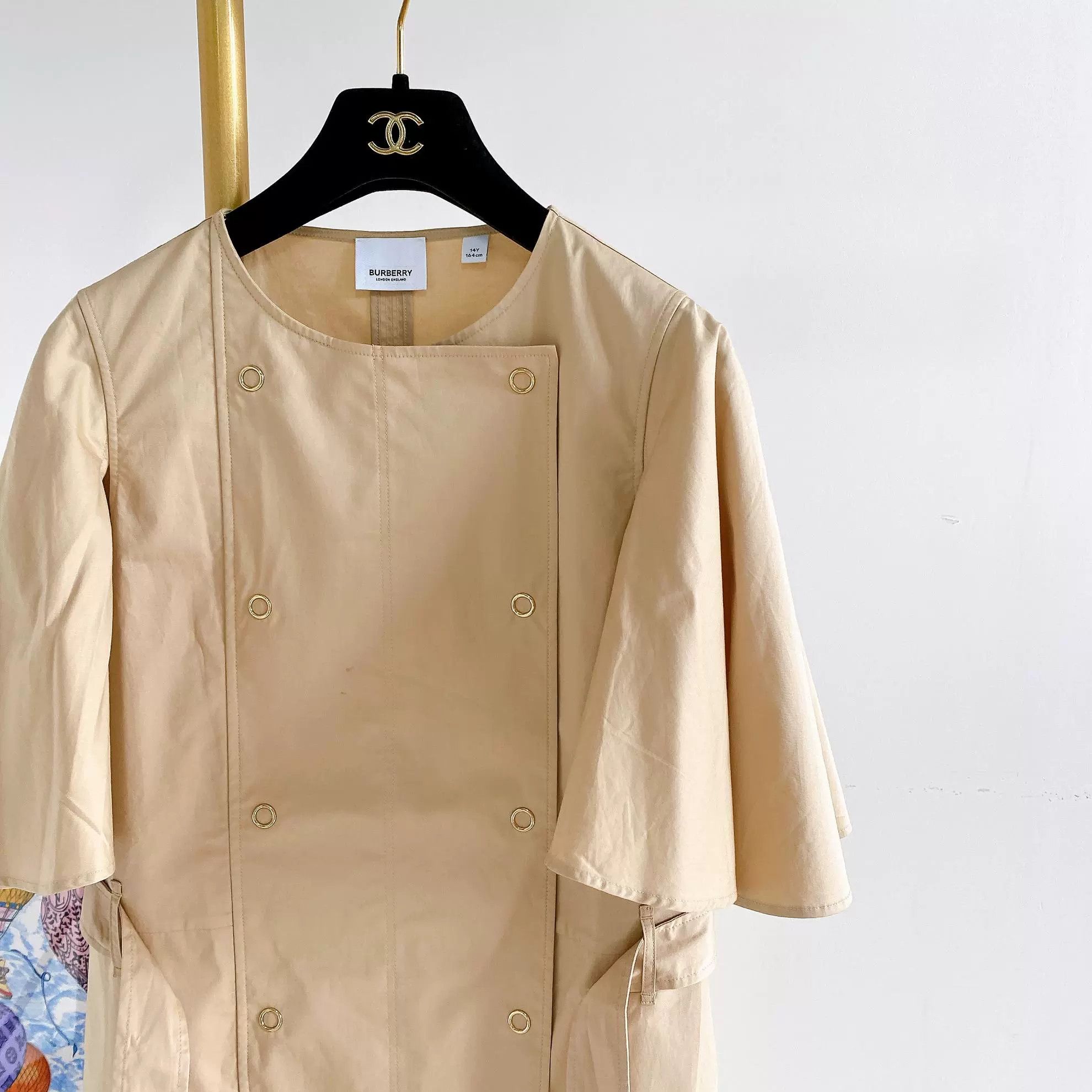 Burberry Burberry Beige Dress 14Y - dmc Size US 30 / EU 46 - 3 Thumbnail