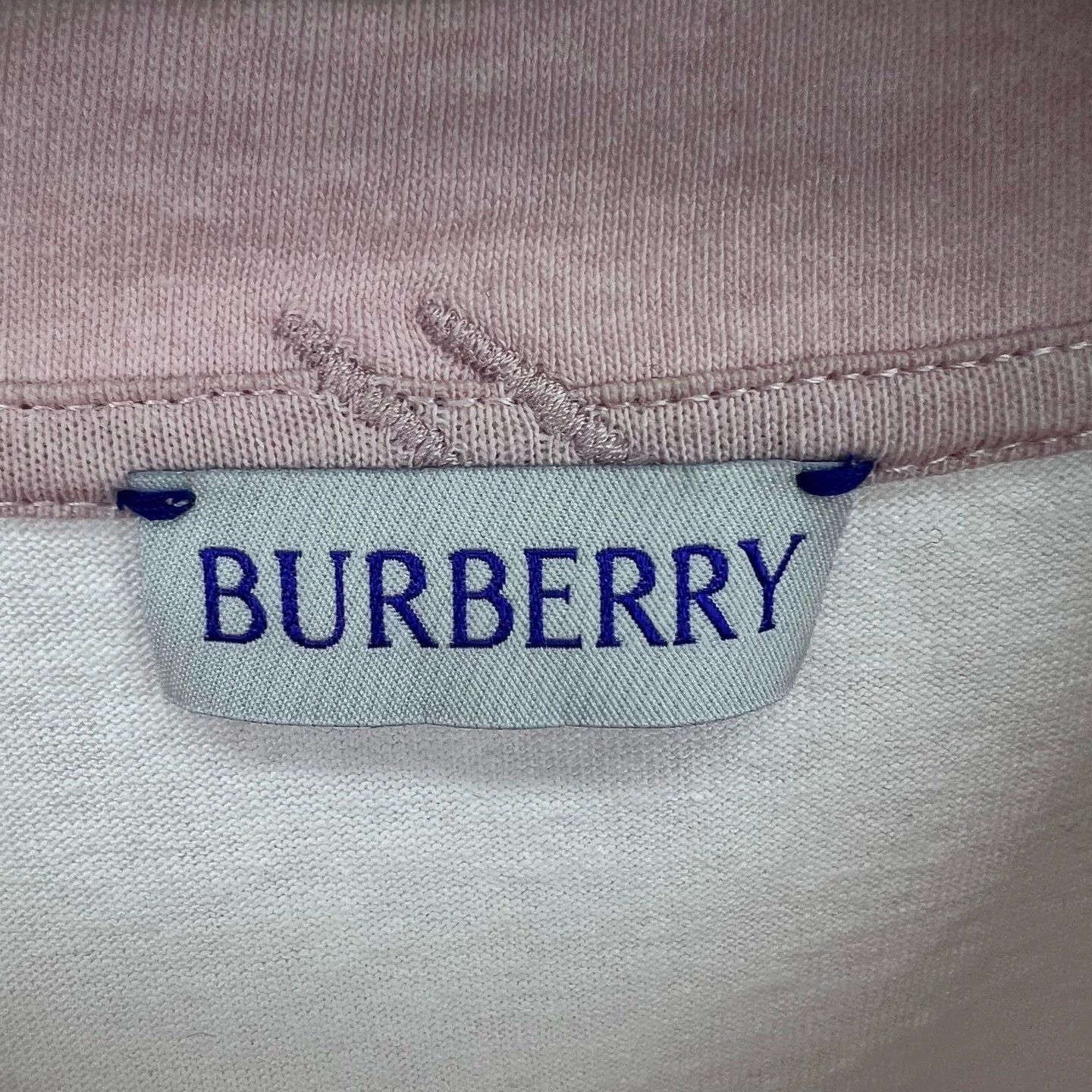 Burberry Burberry Pink Loose Round Neck T-shirt - dmc Size US S / EU 44-46 / 1 - 3 Thumbnail