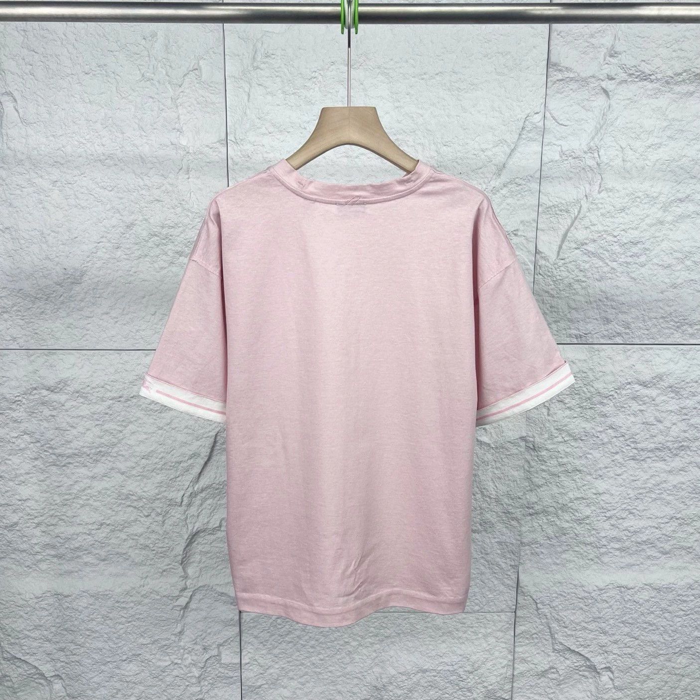 Burberry Burberry Pink Loose Round Neck T-shirt - dmc Size US S / EU 44-46 / 1 - 2 Thumbnail