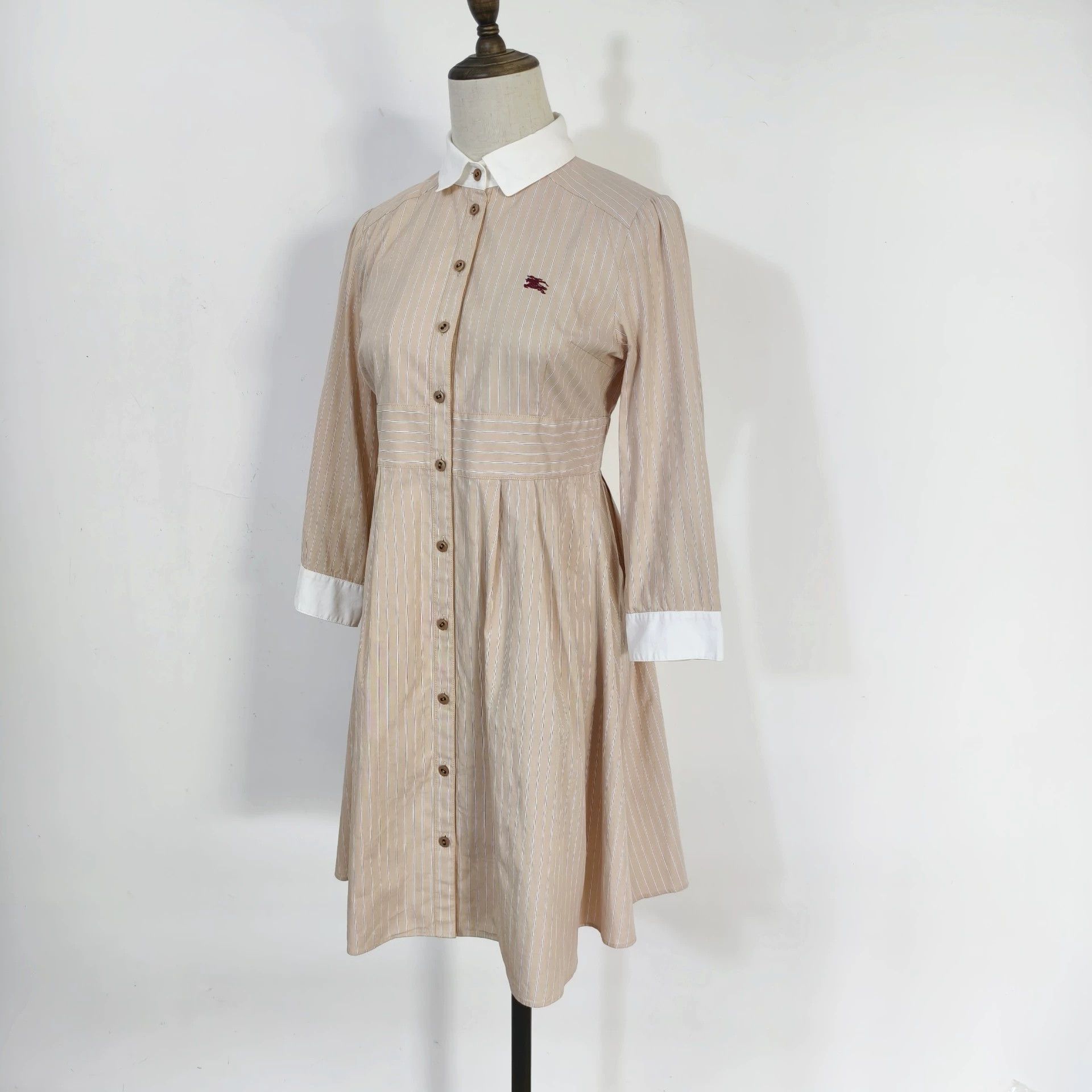 Burberry Vintage Burberry Striped Bow Dress - dmc Size US M / EU 48-50 / 2 - 5 Thumbnail