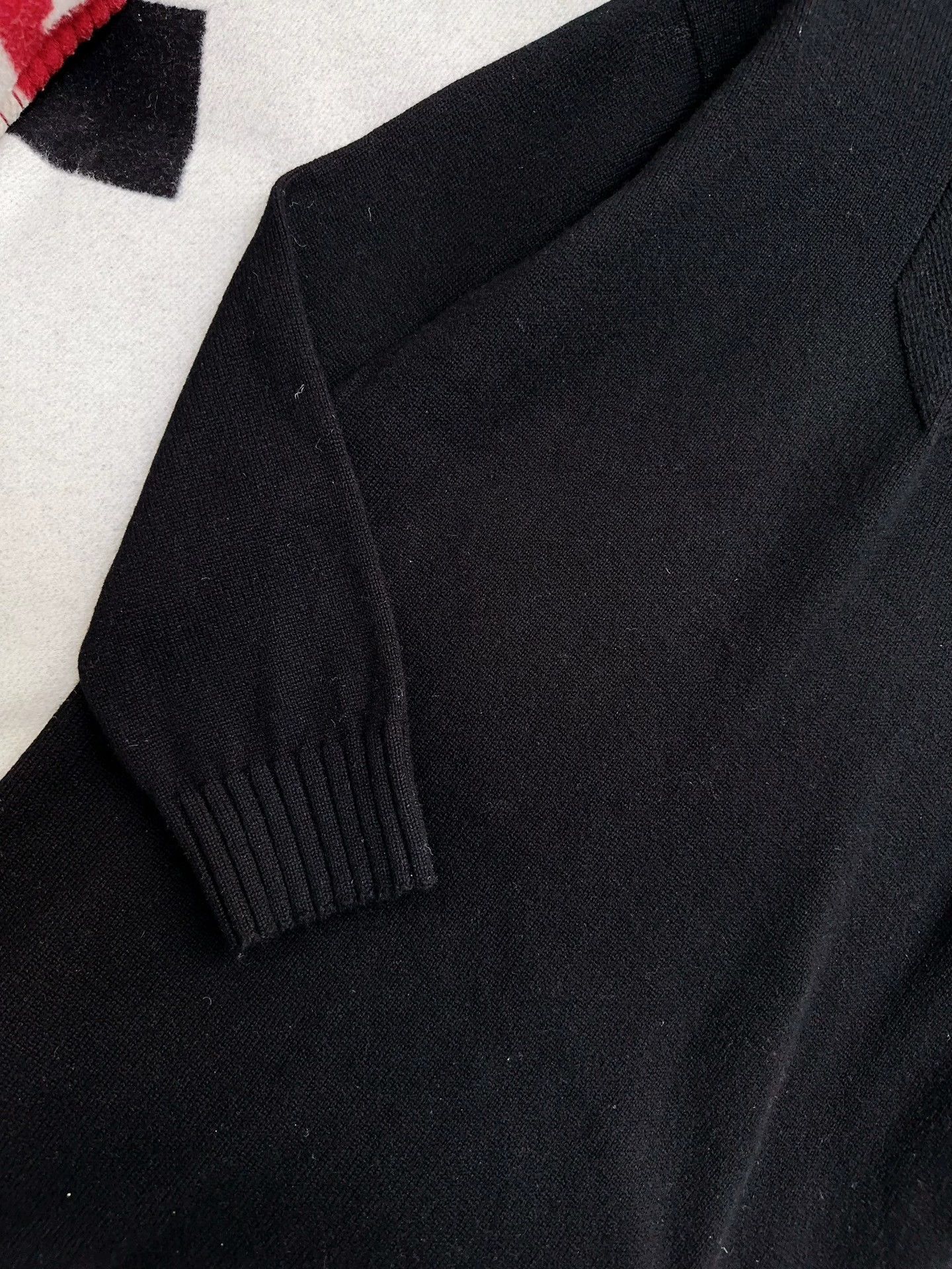 Hermes Hermes Black V-Neck Knit Dress - dmc Size US M / EU 48-50 / 2 - 5 Thumbnail
