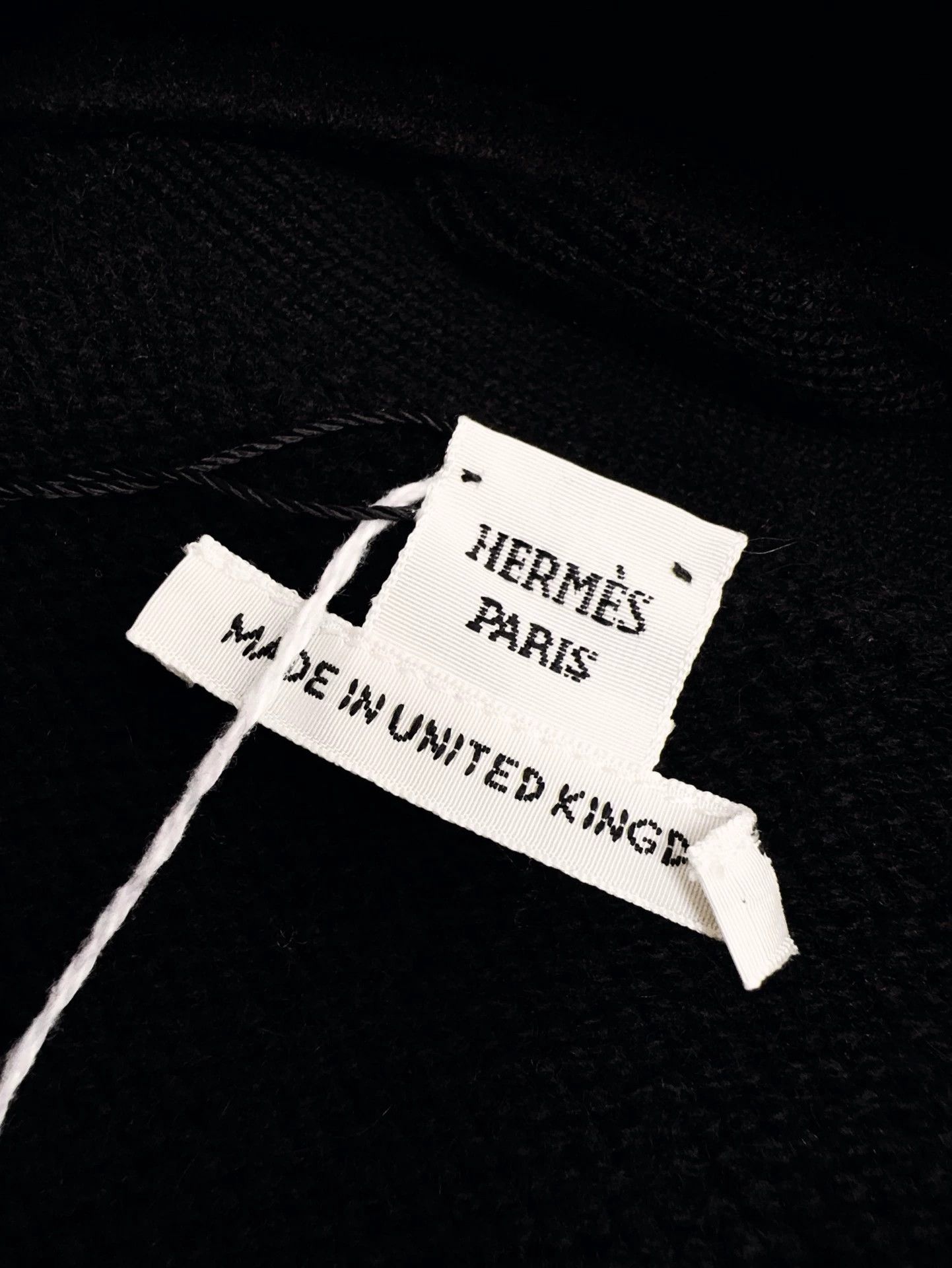 Hermes Hermes Black White Cashmere Cardigan Coat - dmc Size US M / EU 48-50 / 2 - 6 Thumbnail