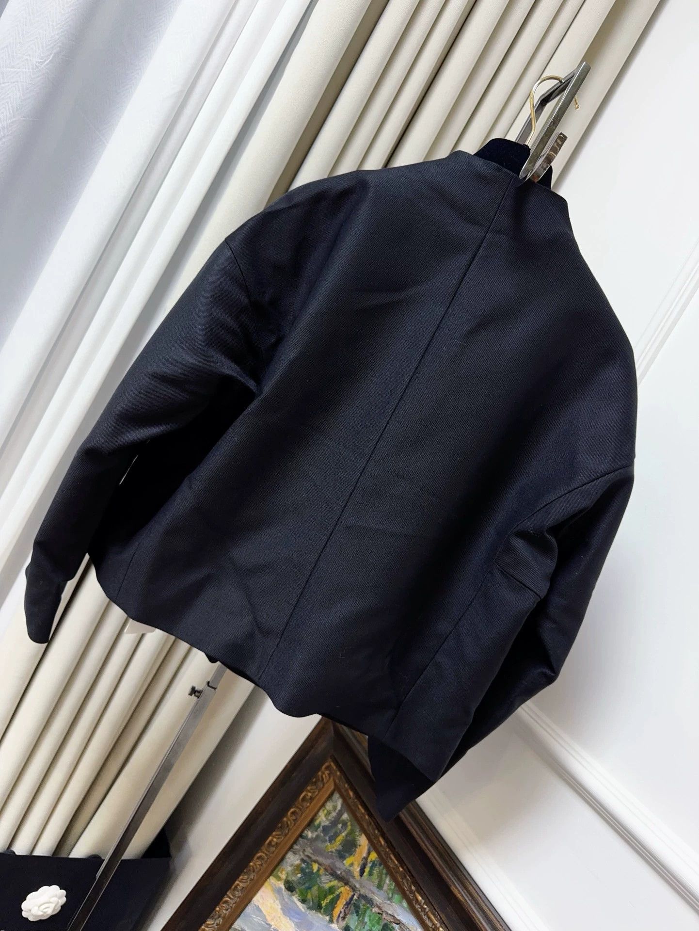 Hermes Hermes Black Lapel Jacket Coat - dmc Size US M / EU 48-50 / 2 - 2 Thumbnail