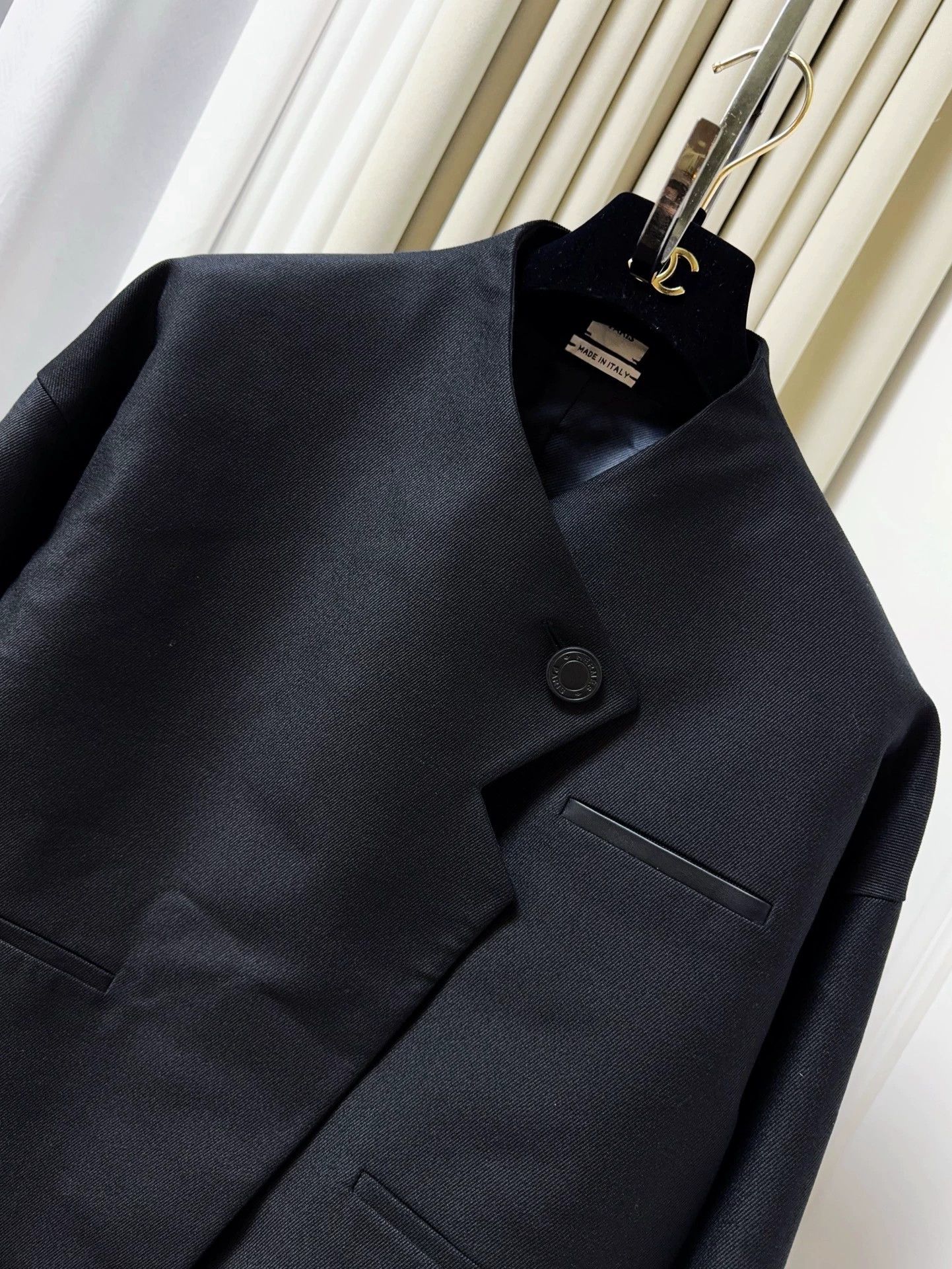 Hermes Hermes Black Lapel Jacket Coat - dmc Size US M / EU 48-50 / 2 - 4 Thumbnail