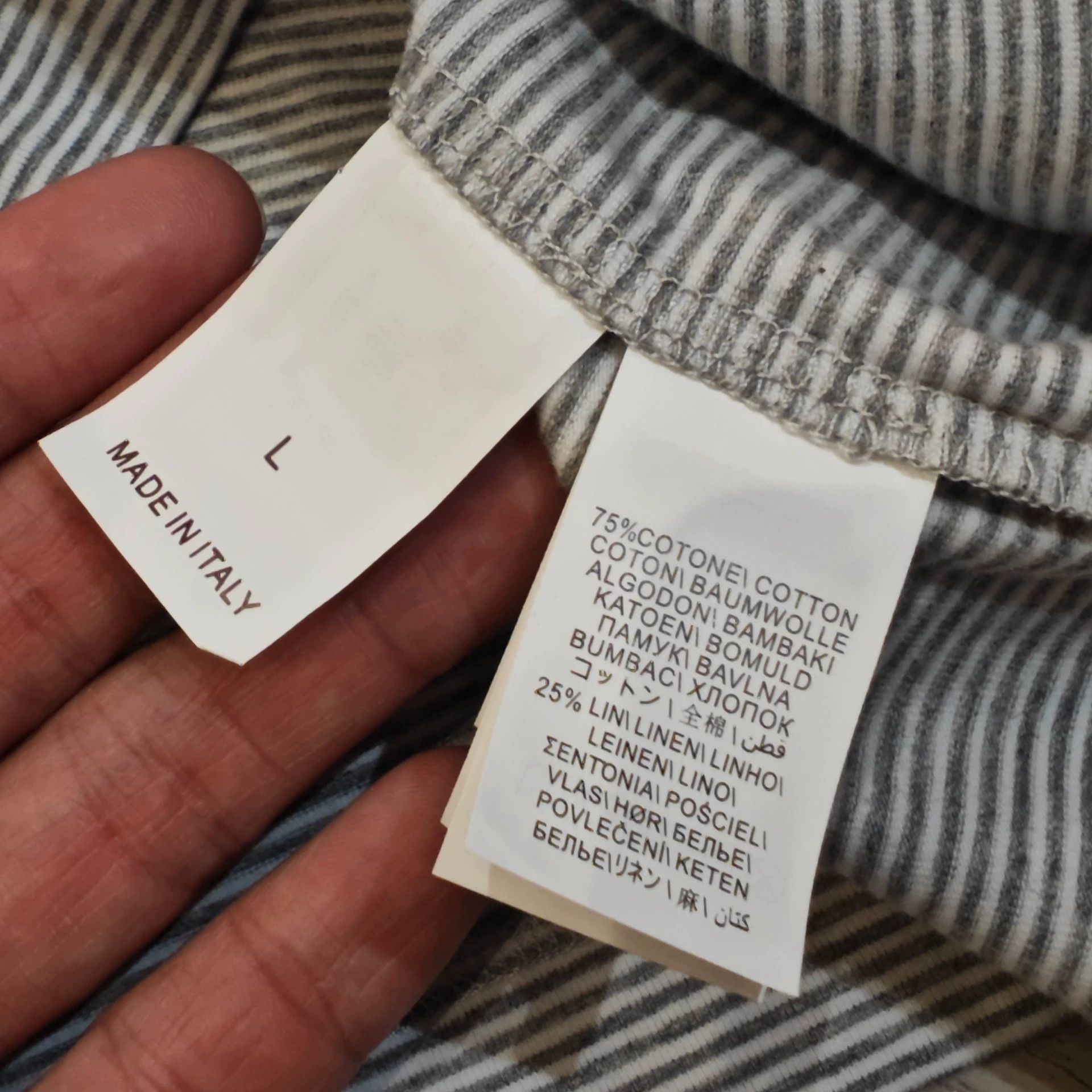 Brunello Cucinelli Brunello Cucinelli Short Sleeve T-Shirt - dmc Size US L / EU 52-54 / 3 - 5 Thumbnail