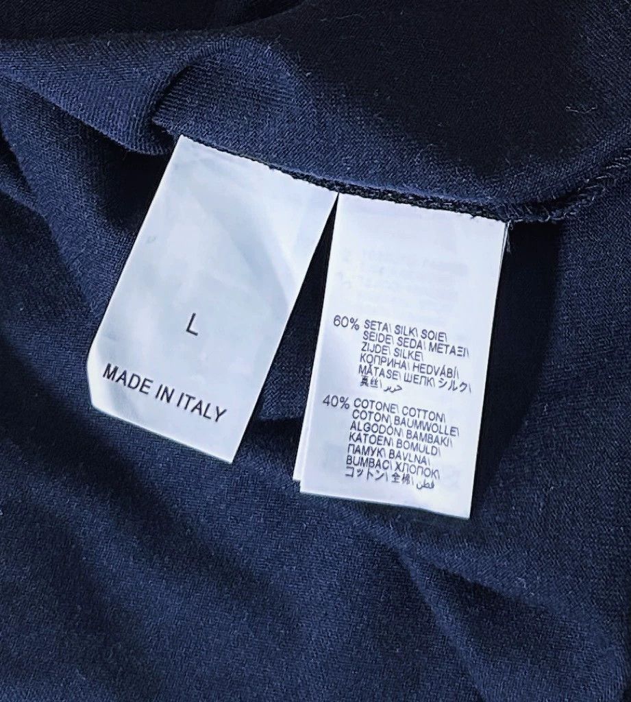 Brunello Cucinelli Brunello Cucinelli Silk-Cotton Short-Sleeve Top - dmc Size US L / EU 52-54 / 3 - 4 Thumbnail
