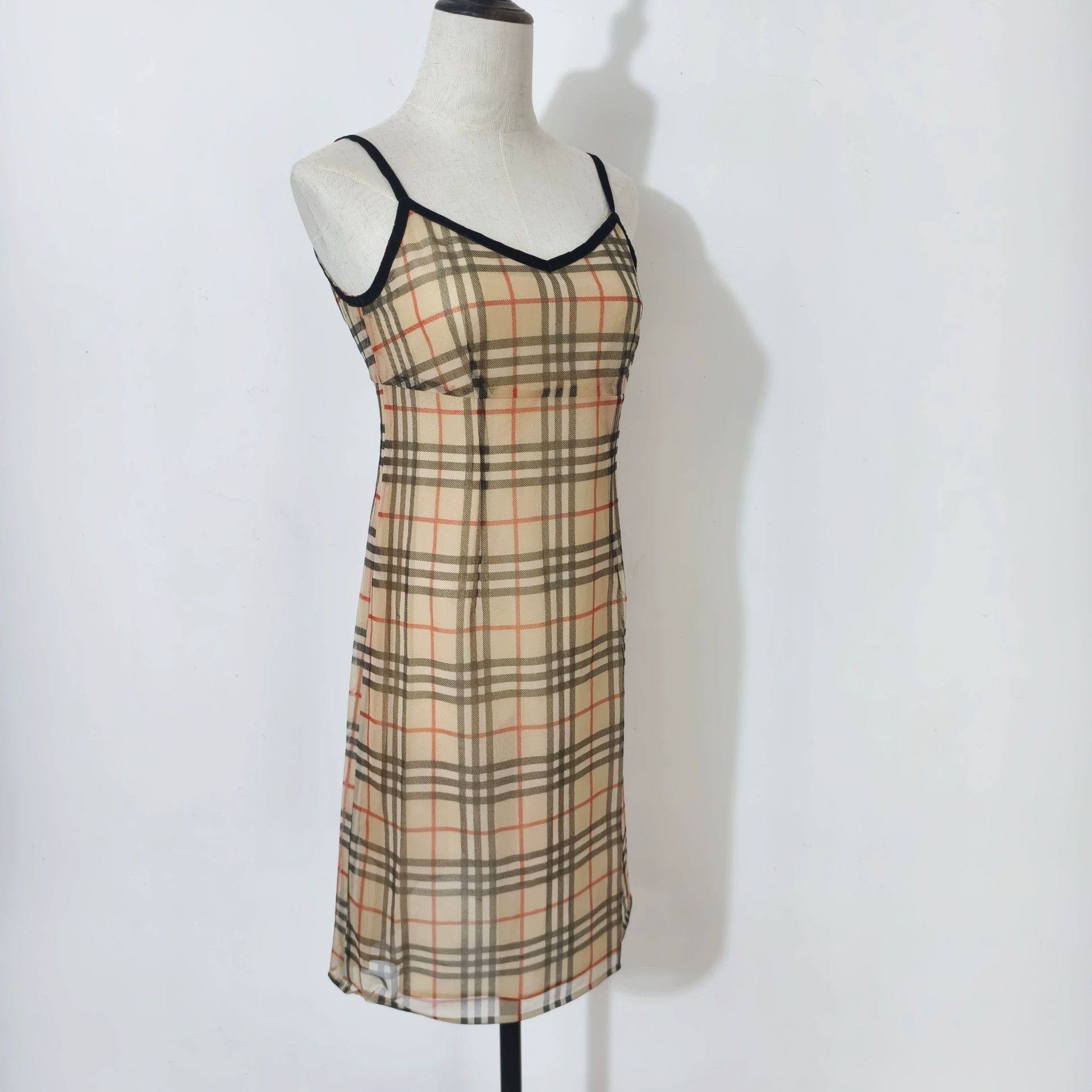 Burberry Vintage Burberry Plaid Camisole Dress - dmc Size US M / EU 48-50 / 2 - 3 Thumbnail