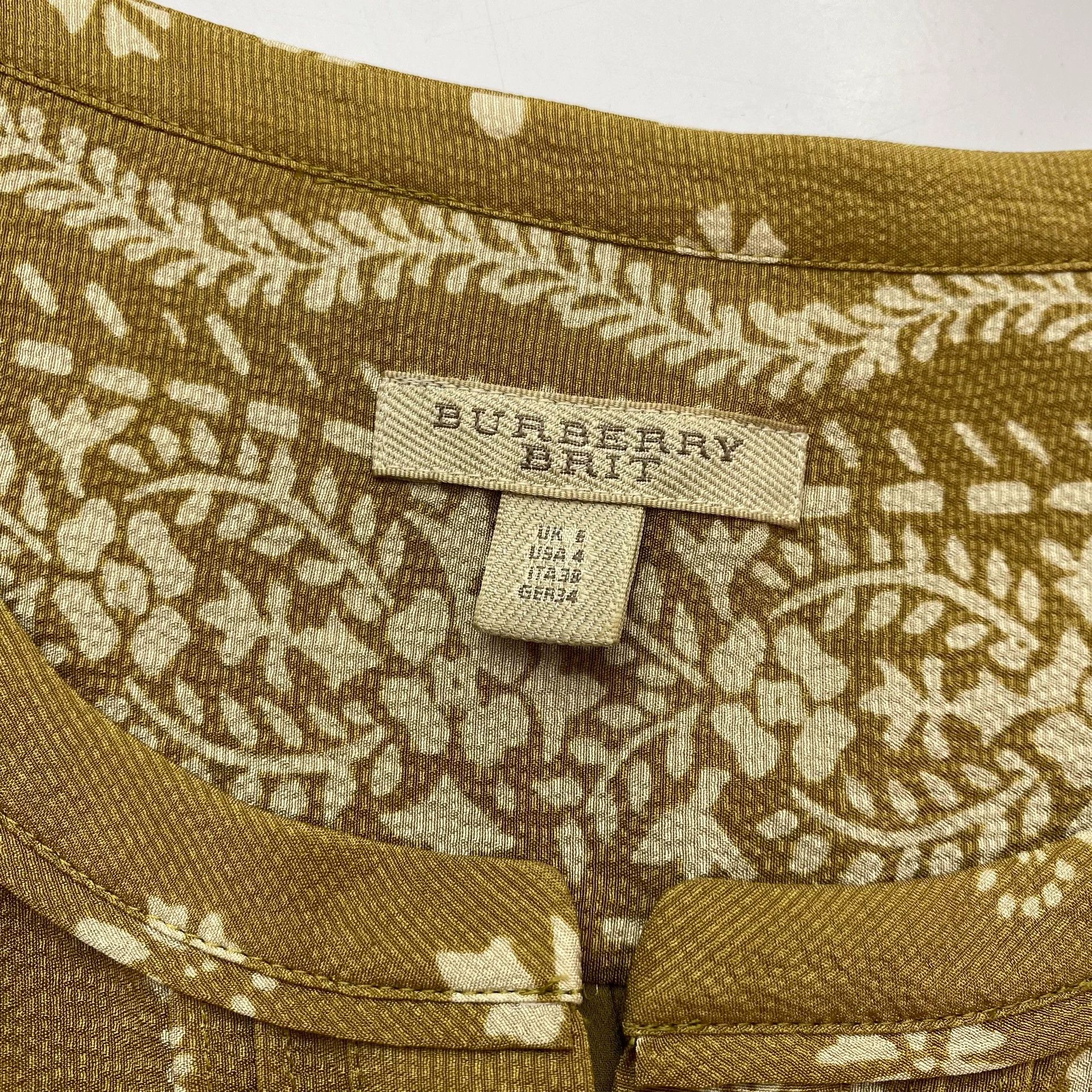 Burberry Burberry Floral Silk Dress - dmc Size US L / EU 52-54 / 3 - 4 Thumbnail