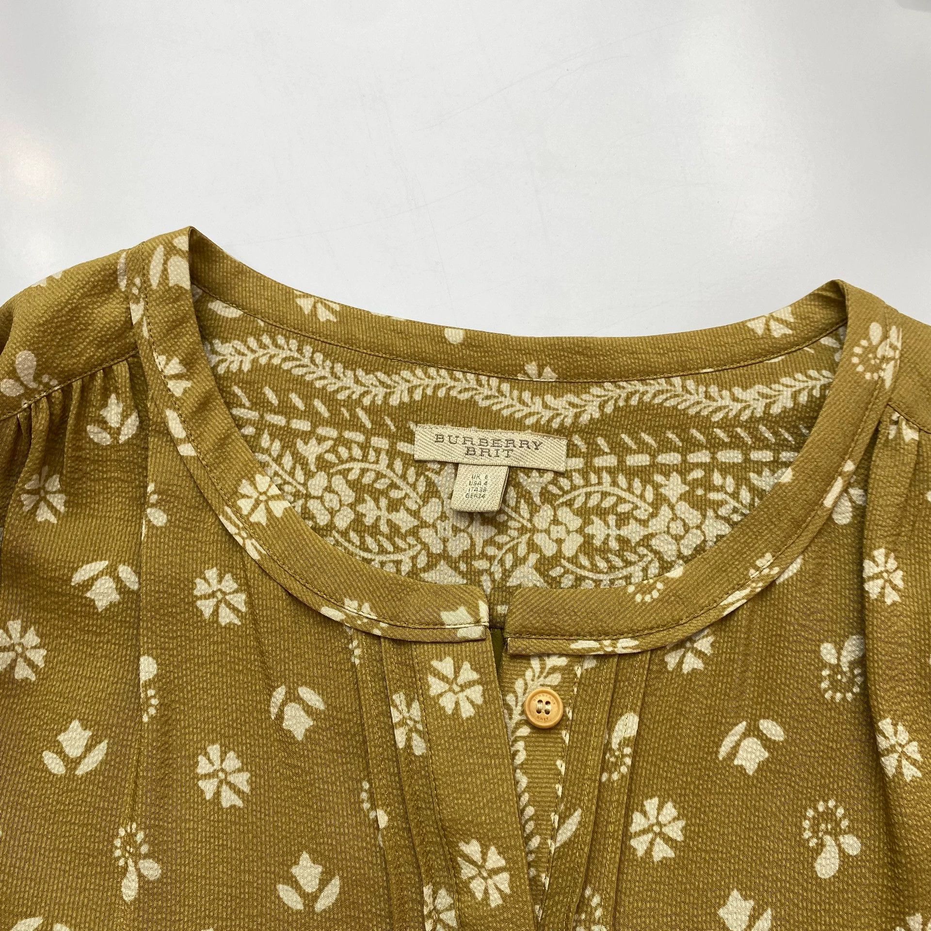 Burberry Burberry Floral Silk Dress - dmc Size US L / EU 52-54 / 3 - 3 Thumbnail