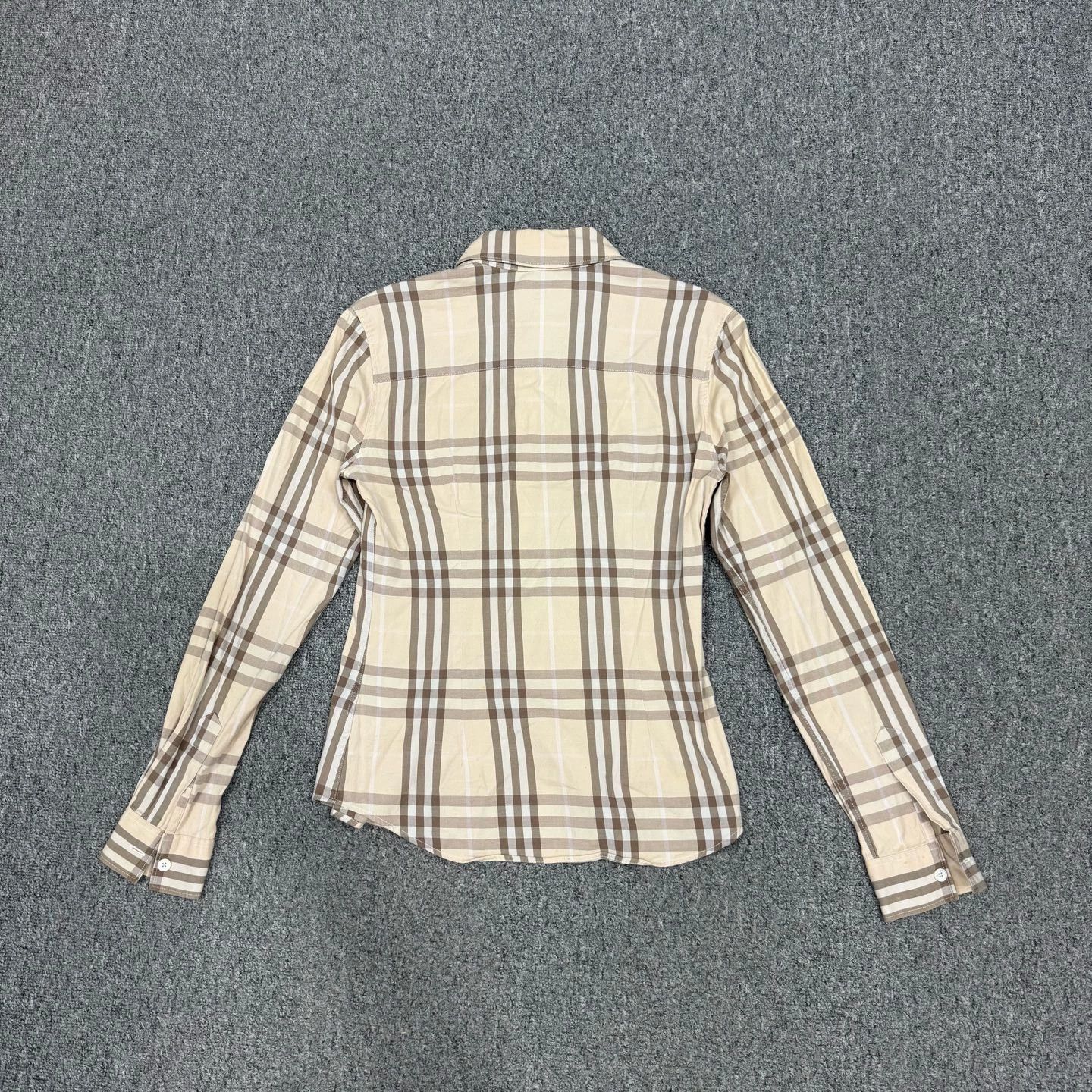 Burberry Burberry Plaid Long Sleeve Shirt XS - dmc Size US XS / EU 42 / 0 - 2 Thumbnail