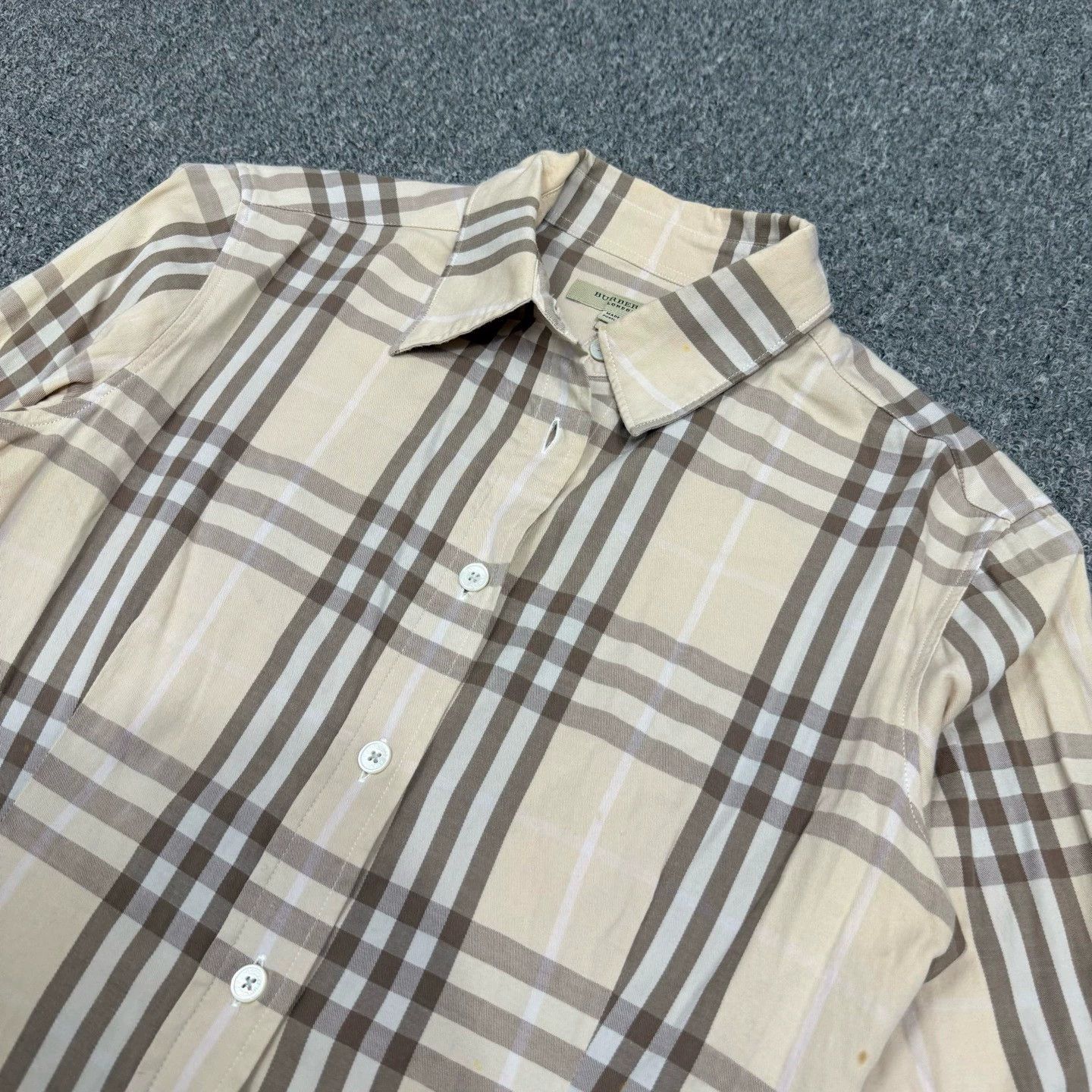 Burberry Burberry Plaid Long Sleeve Shirt XS - dmc Size US XS / EU 42 / 0 - 3 Thumbnail