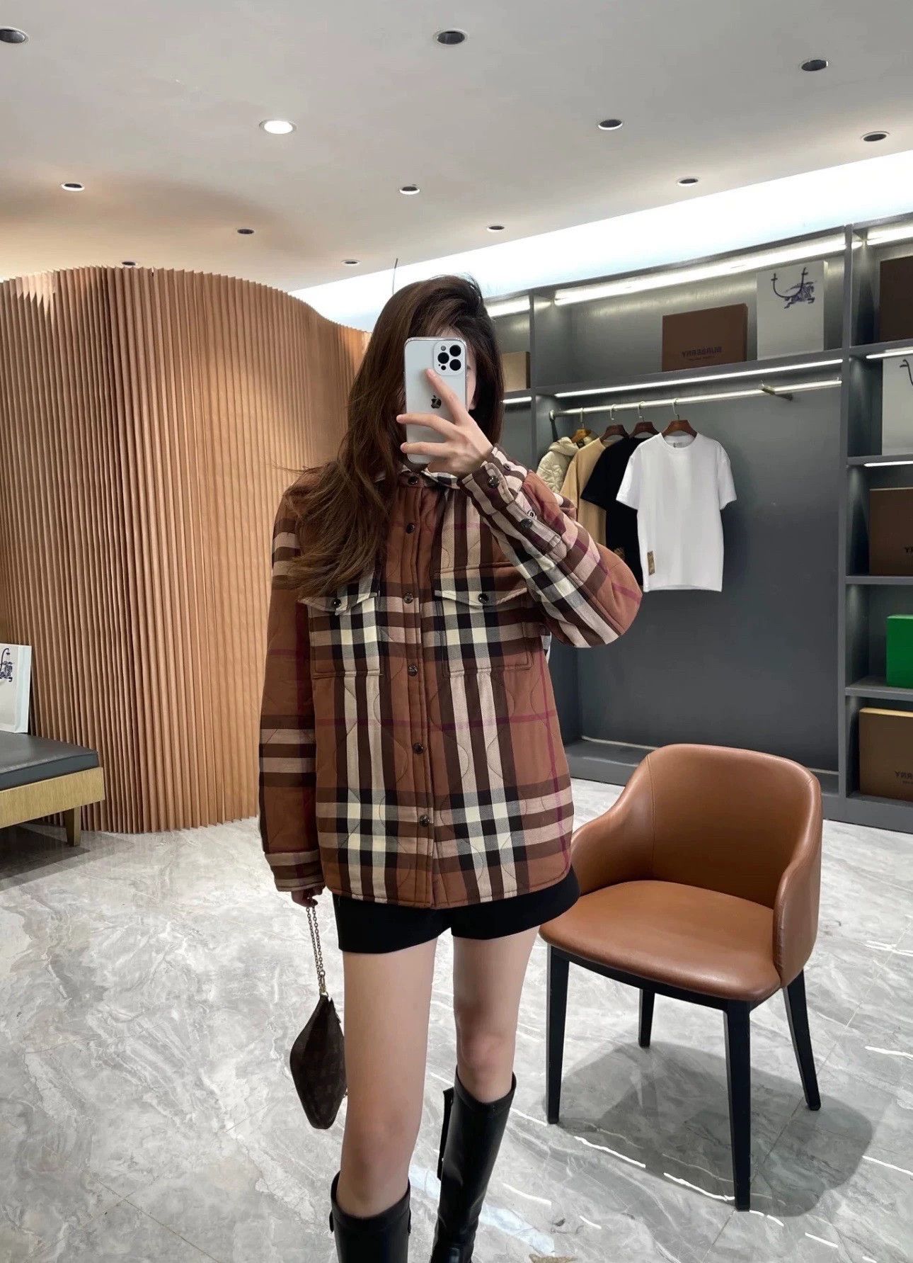 Burberry Burberry Plaid Double Pocket Shirt Jacket - dmc Size US XS / EU 42 / 0 - 7 Thumbnail